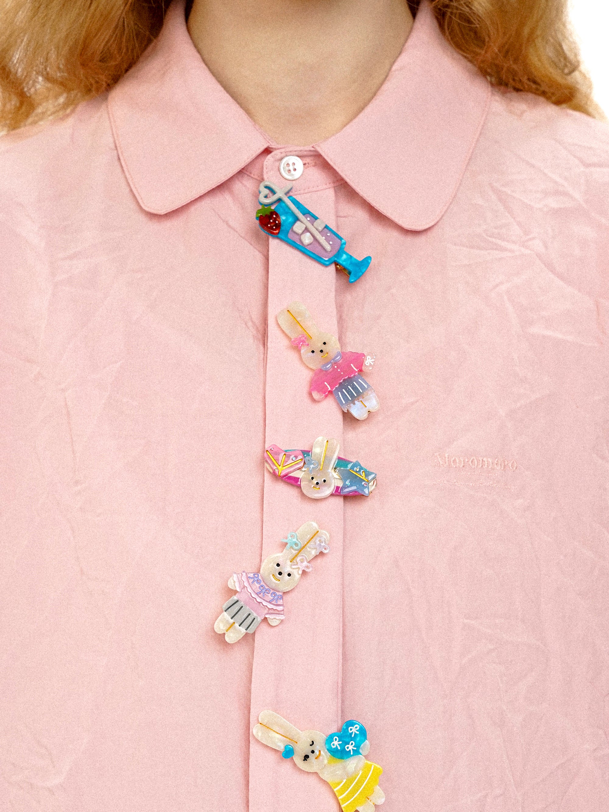 *Tie-pleated shirt dress