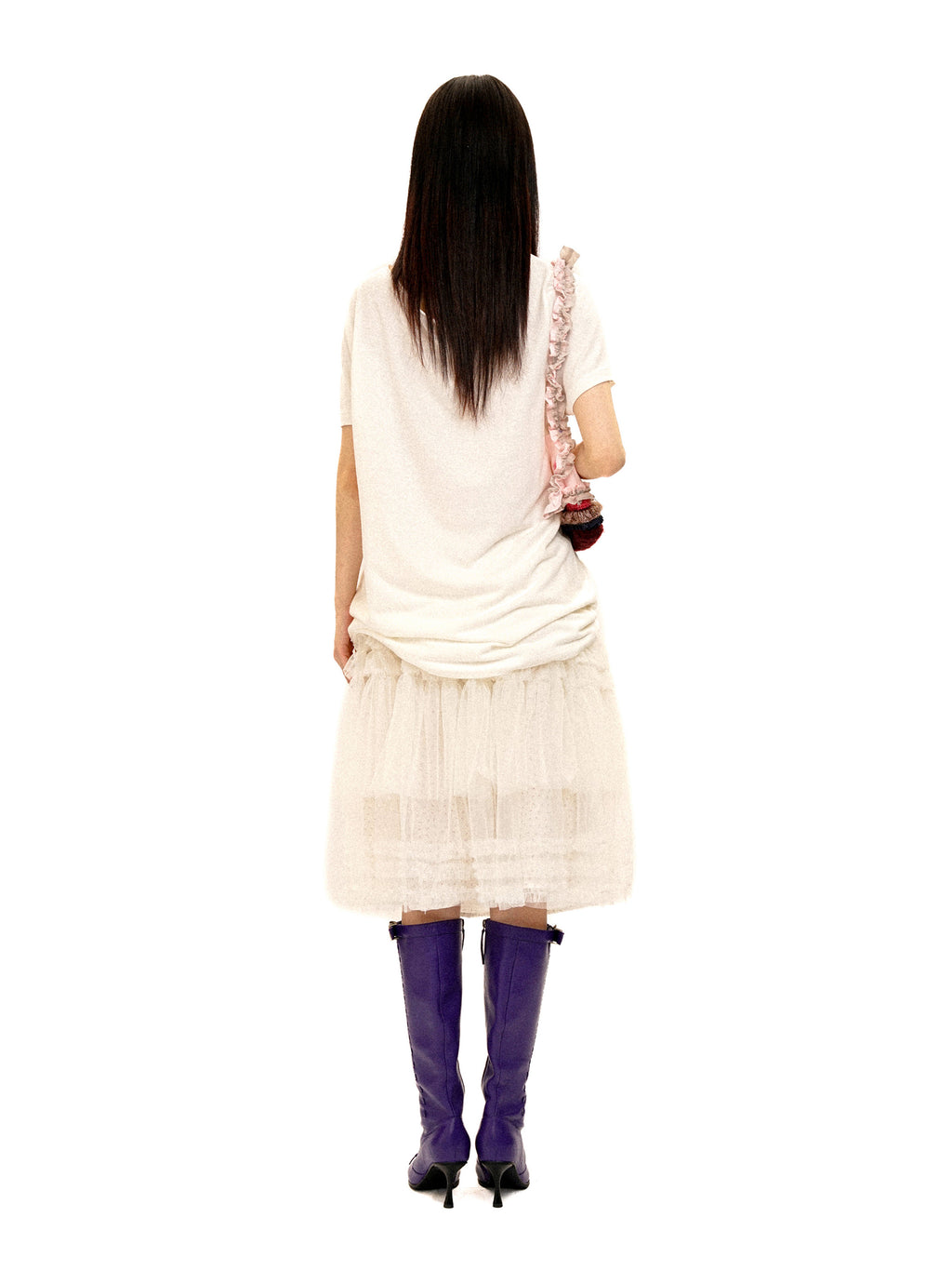 *Bow Print Short-Sleeve T-Shirt