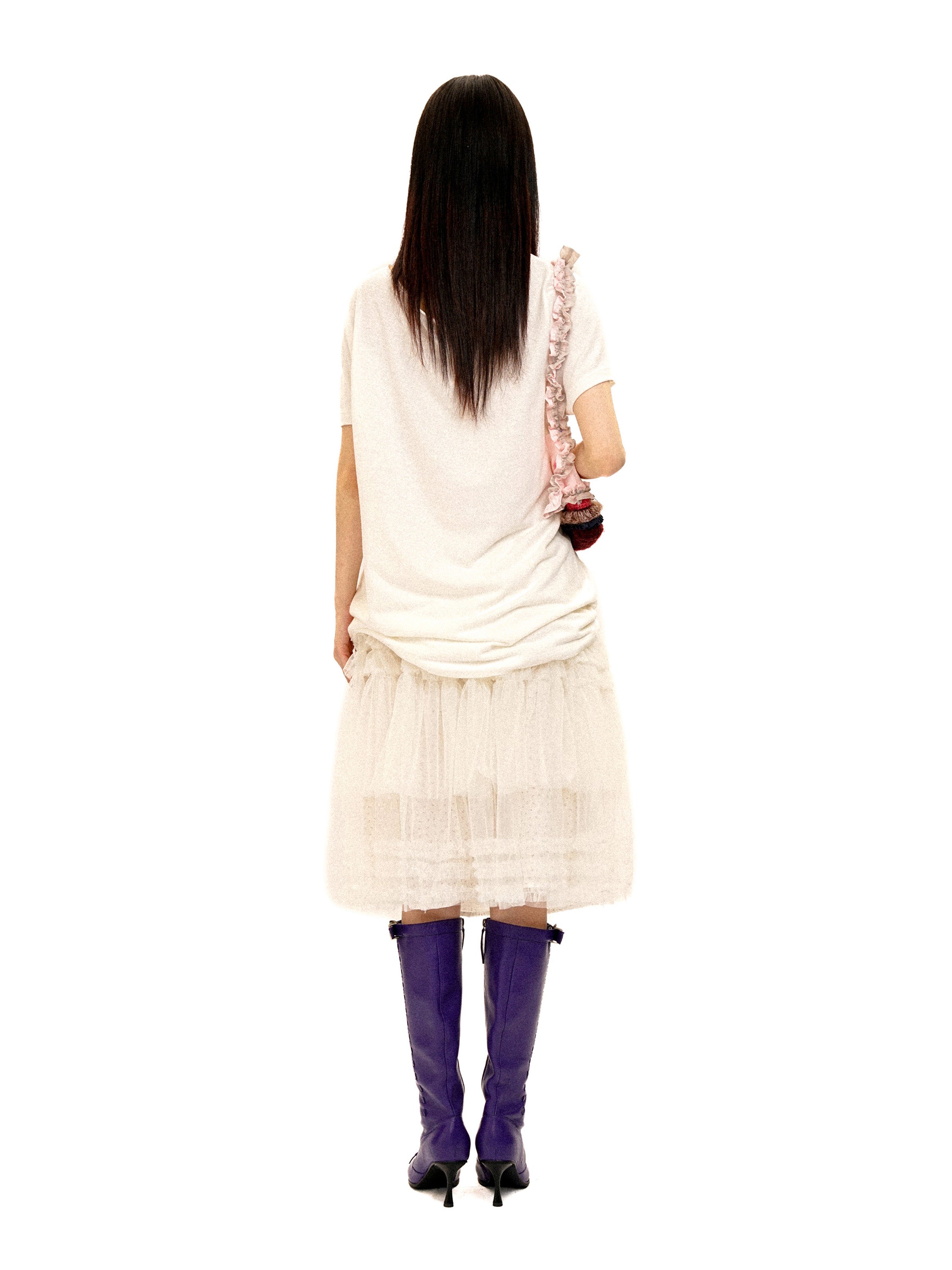 *Bow Print Short-Sleeve T-Shirt