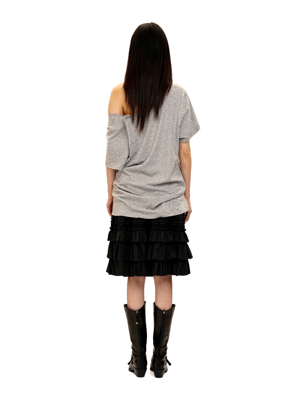 *Bow Print Short-Sleeve T-Shirt