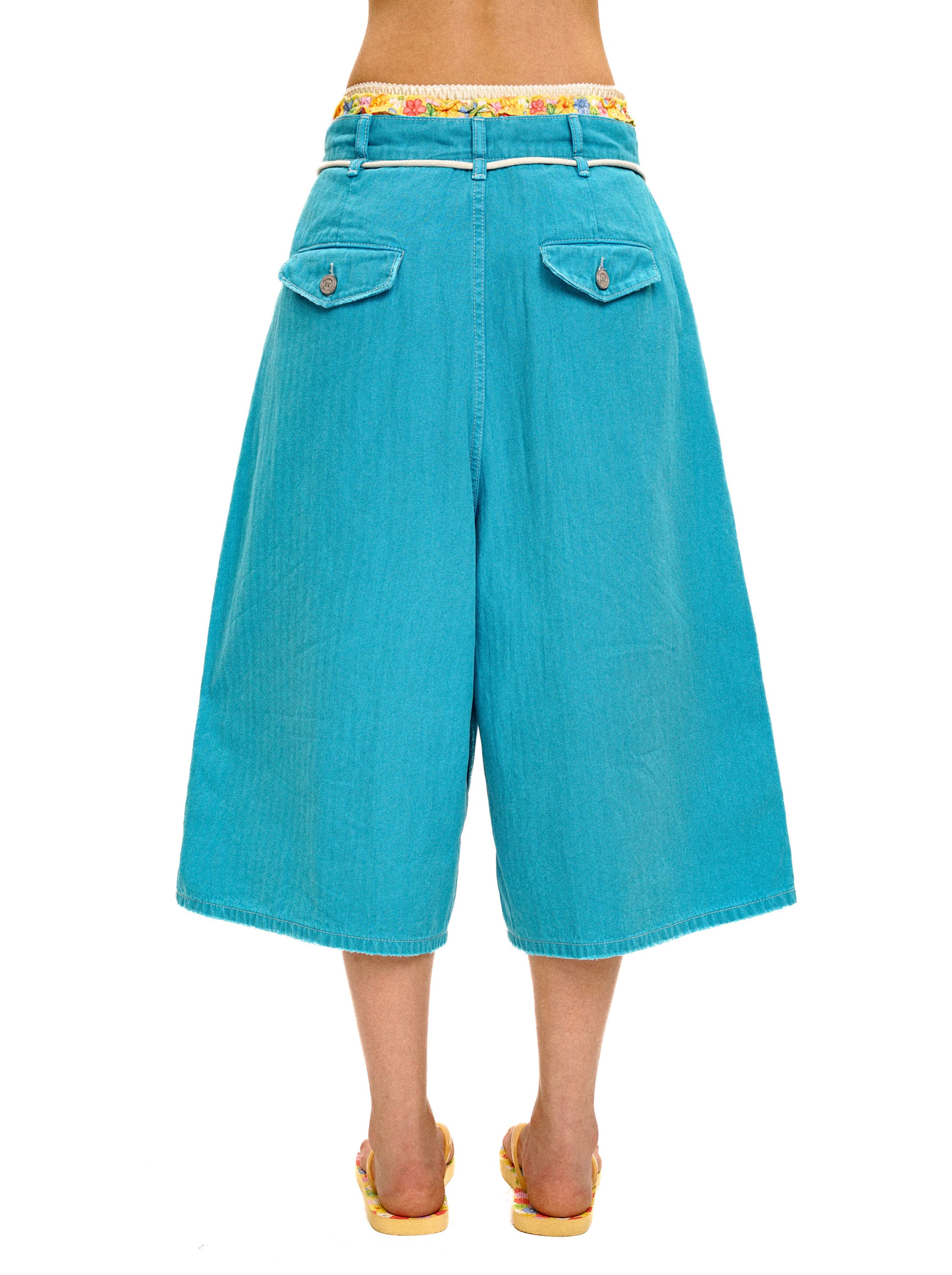 *Vintage wide-leg cropped pants
