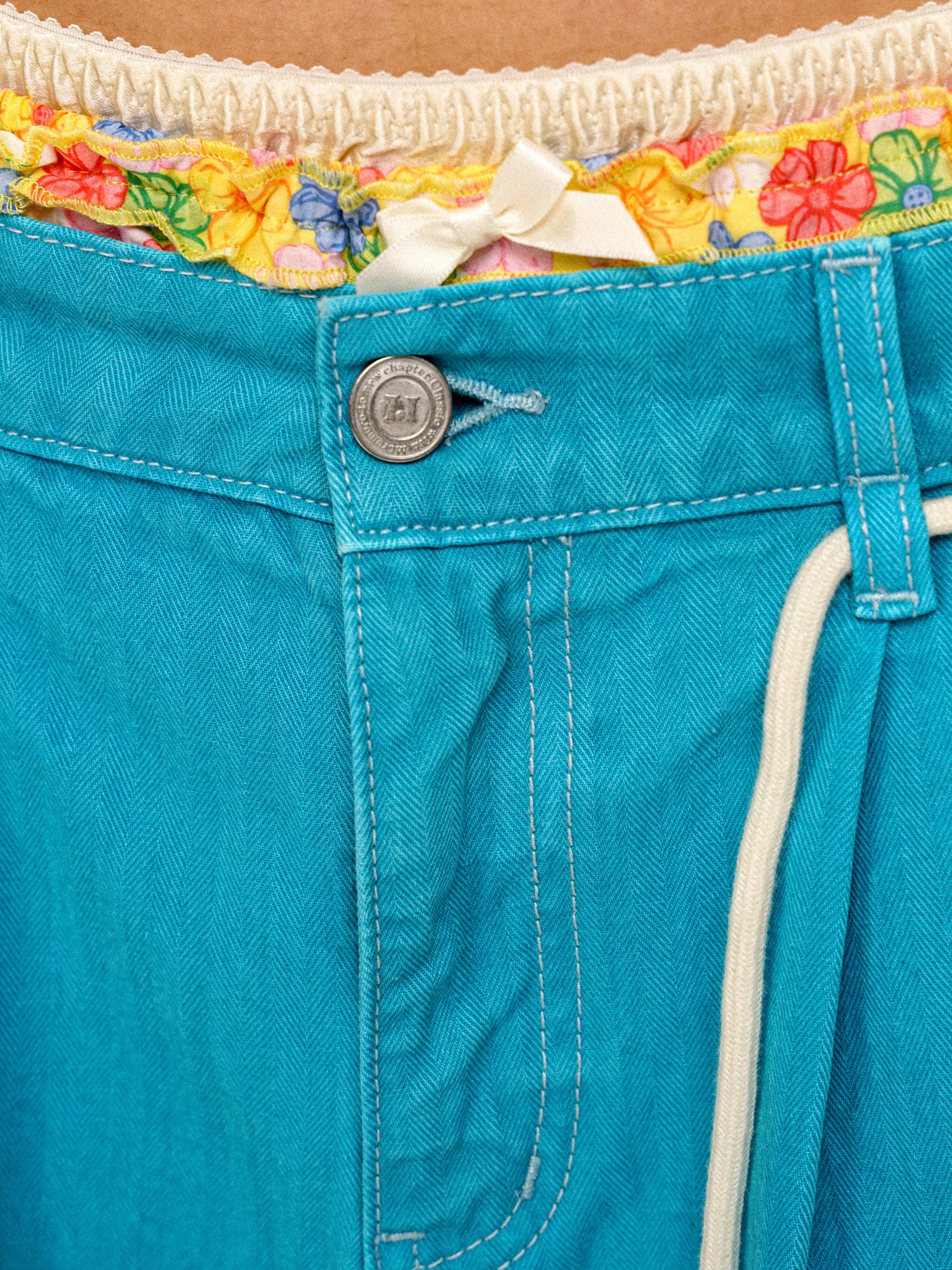 *Vintage wide-leg cropped pants