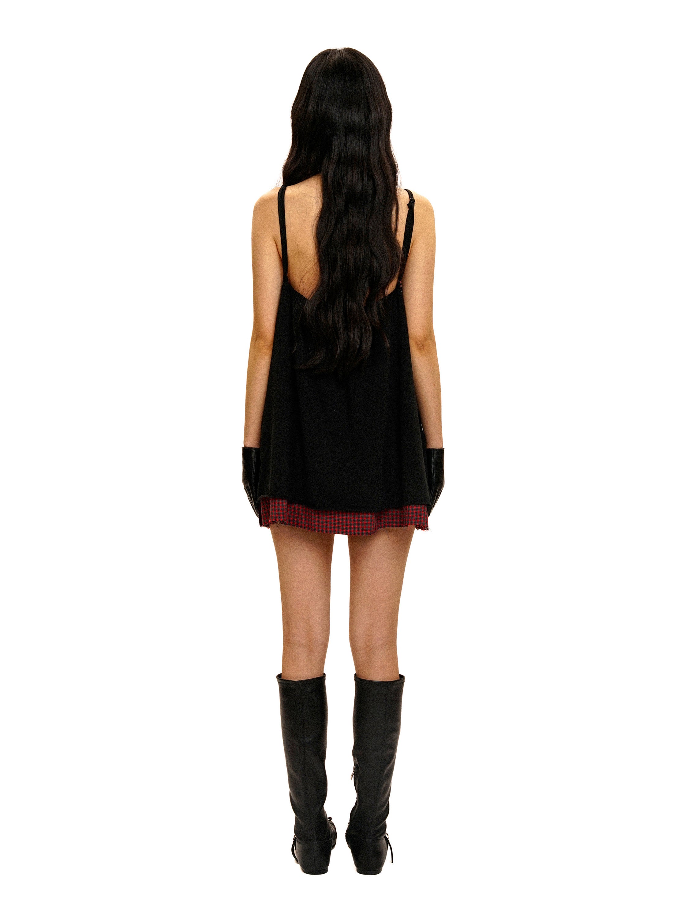 *College Friendship Match Home Court Double Layer Dress