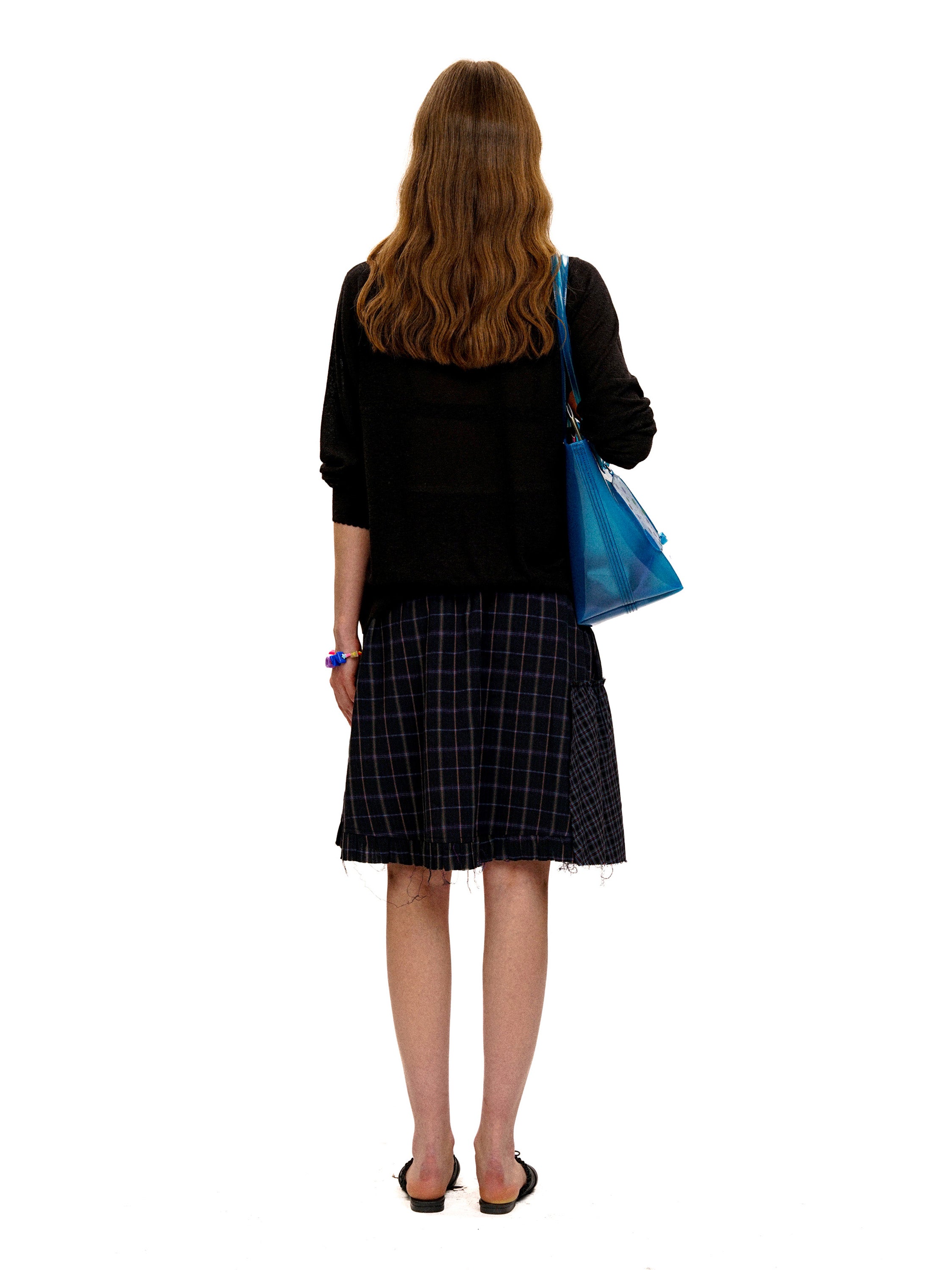 *Bow-tie jacquard cardigan