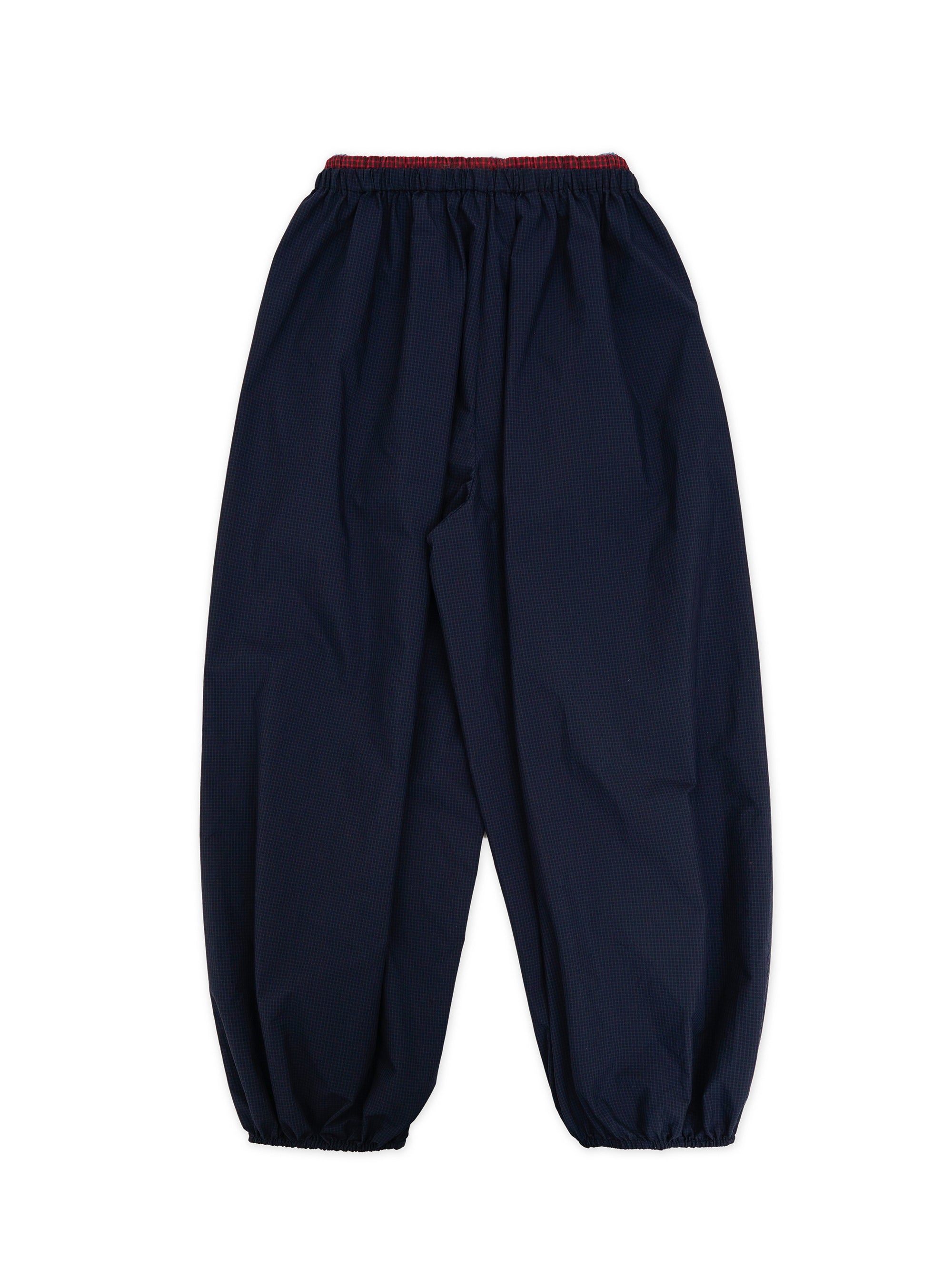 *Casual three-piece lantern pants