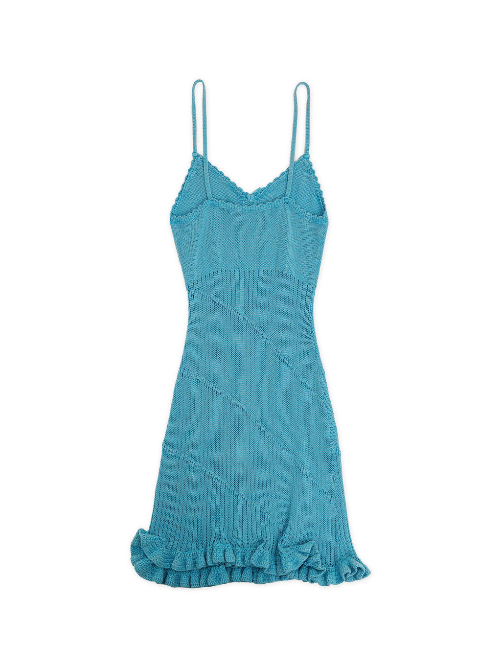 *Mesh ribbon bow slip dress