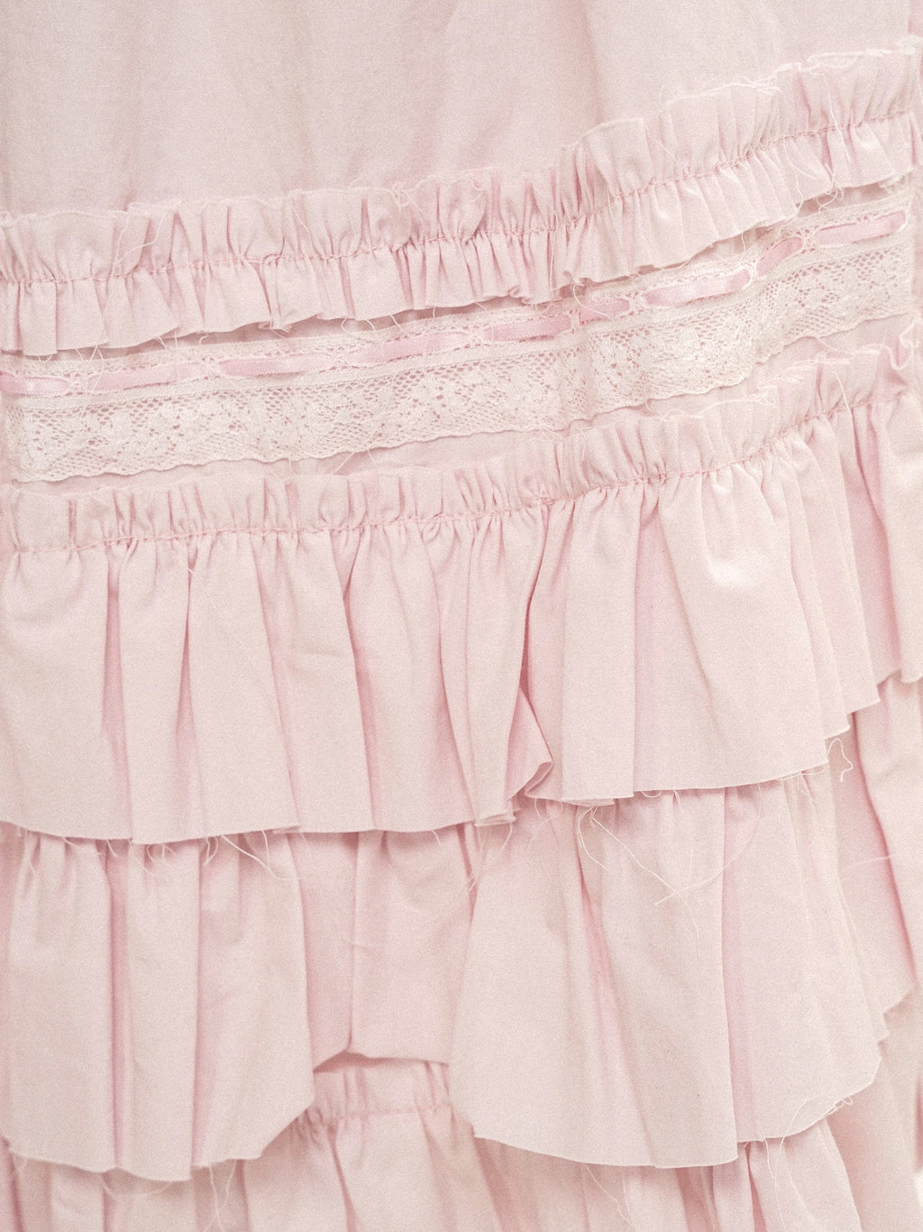 *Ruffled tiered midi skirt