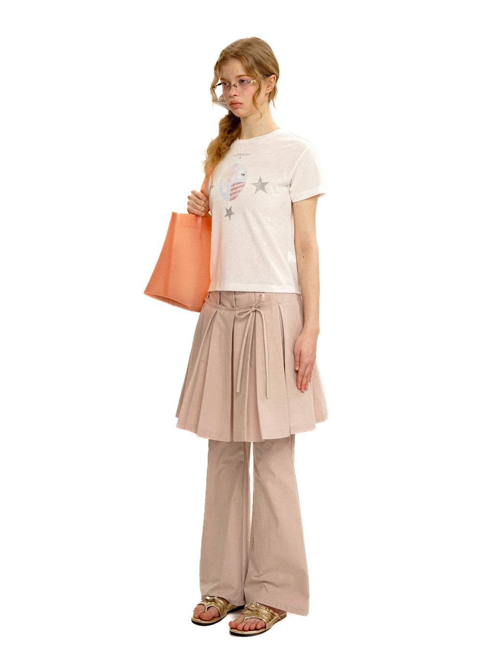 *Star Print Short-Sleeve T-Shirt