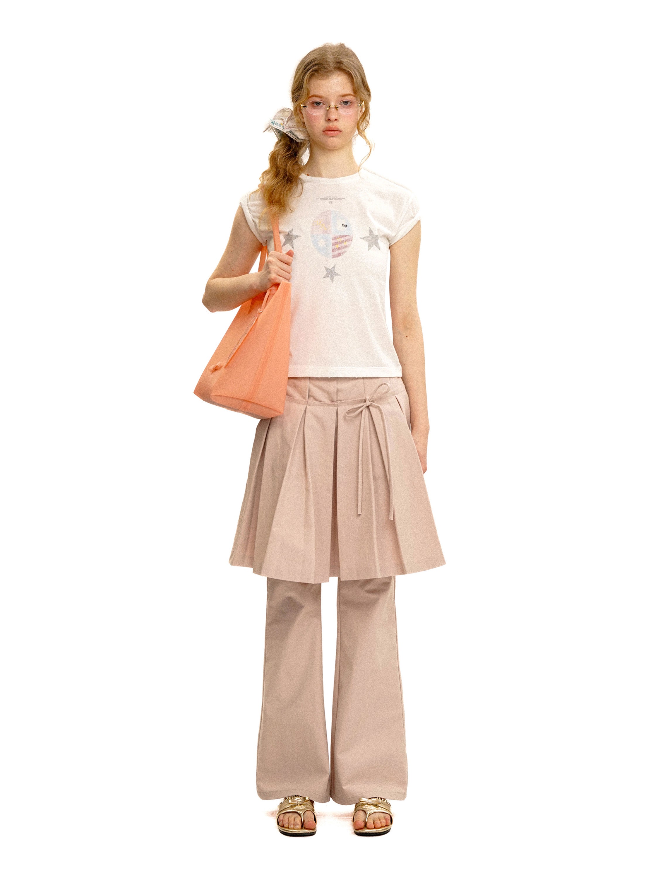 *Star Print Short-Sleeve T-Shirt