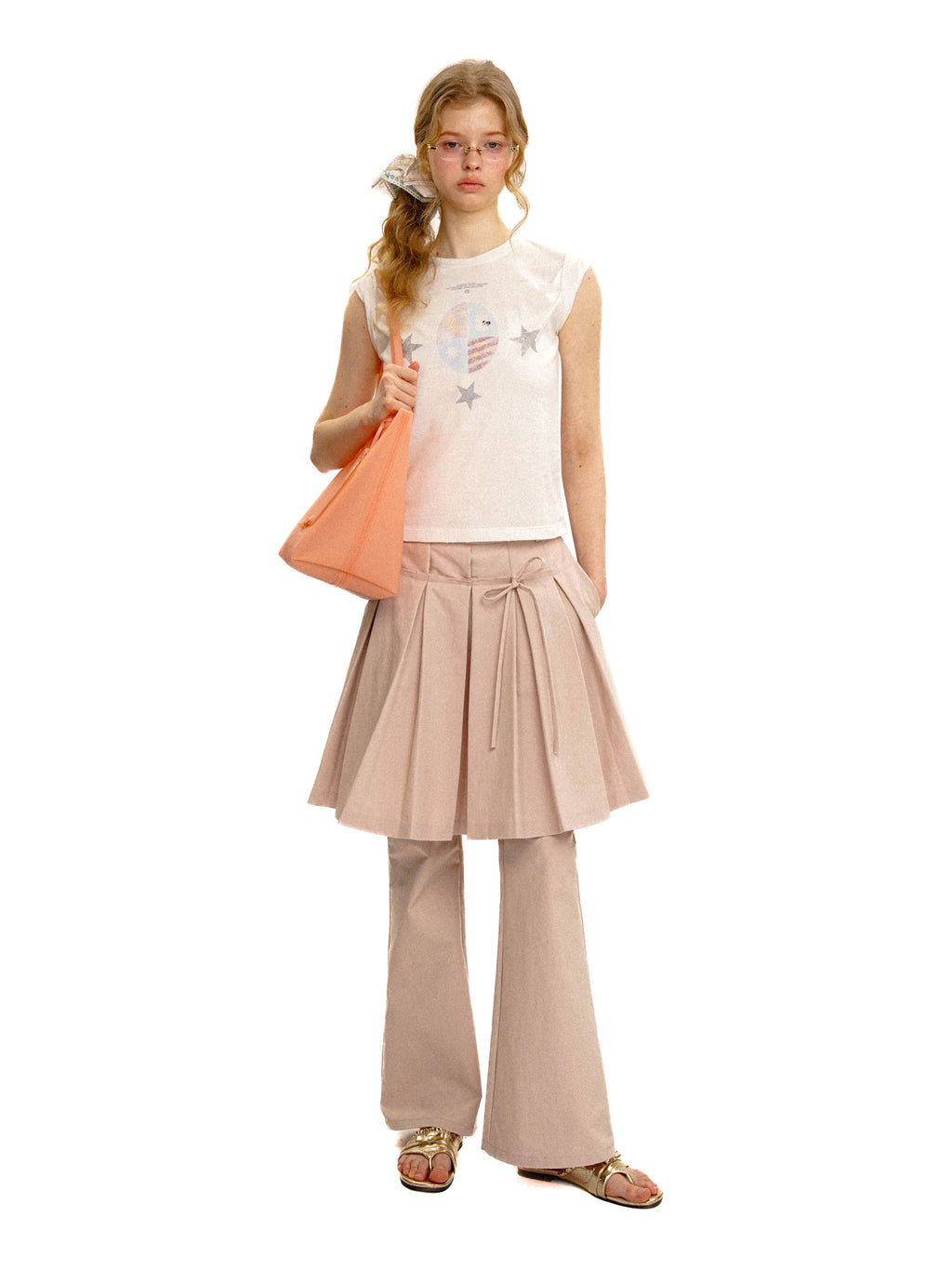 *Star Print Short-Sleeve T-Shirt