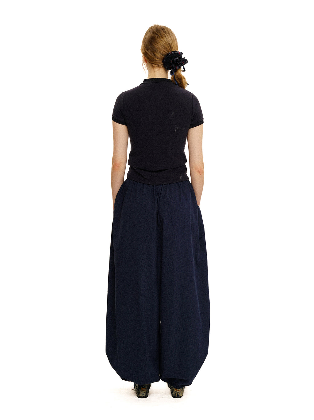 *Casual three-piece lantern pants