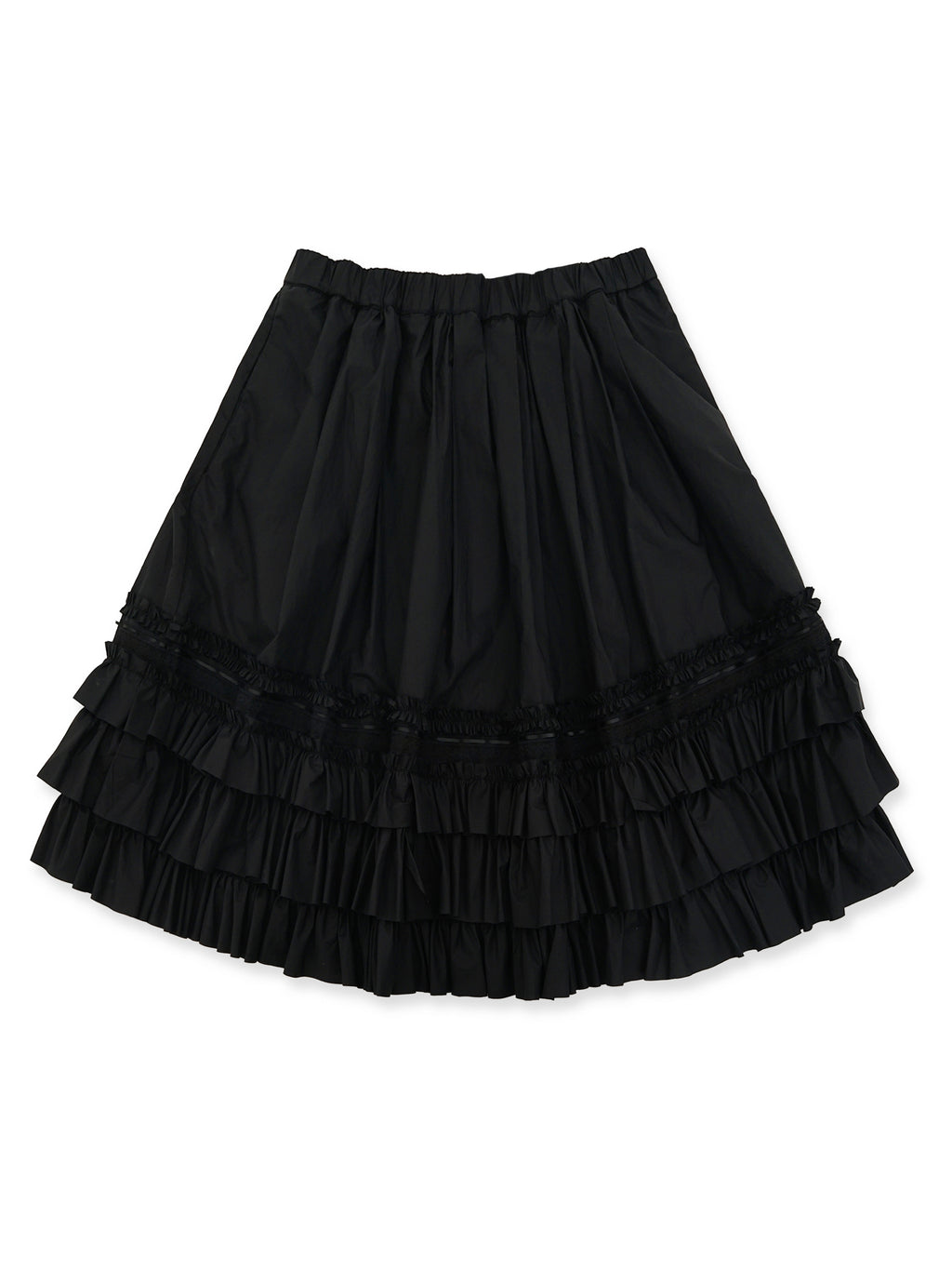 *Multi-layered lace cake skirt