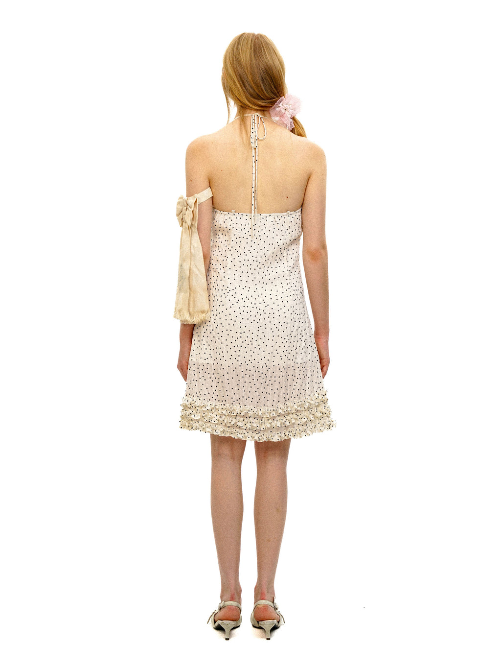 *Polka dot lace dress