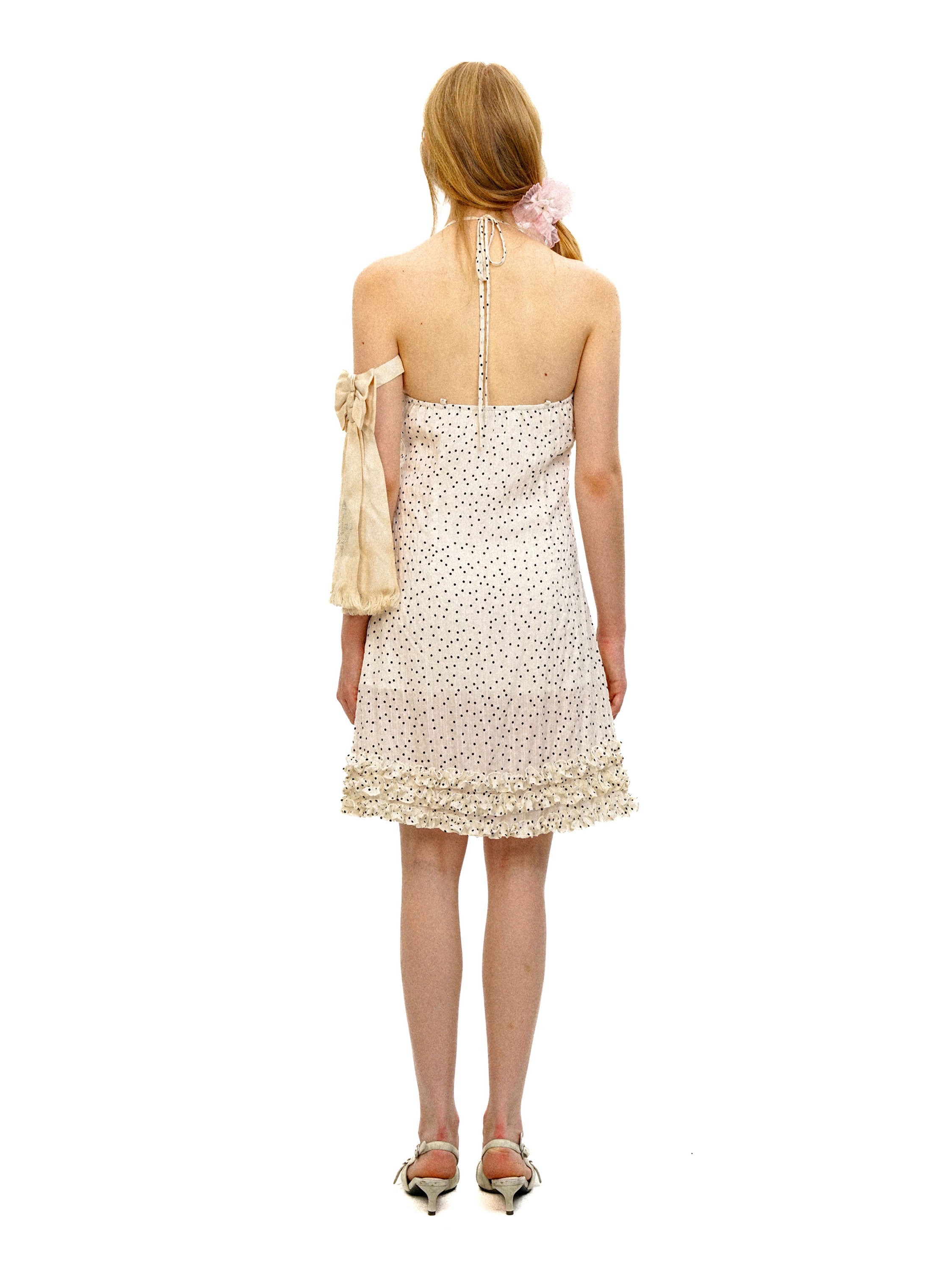 *Polka dot lace dress