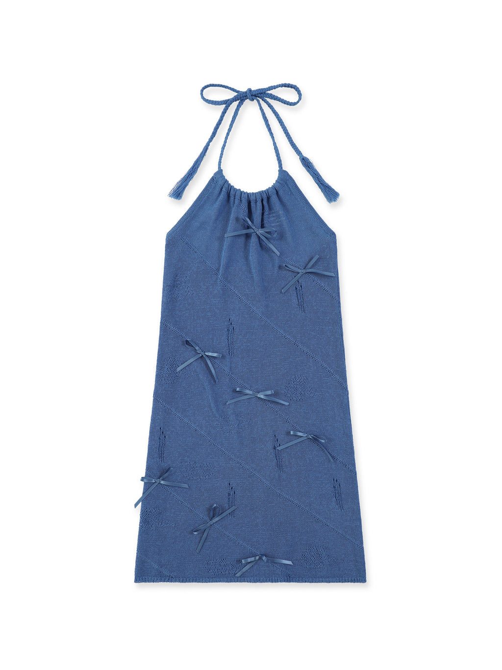 *Knitted halter neck dress