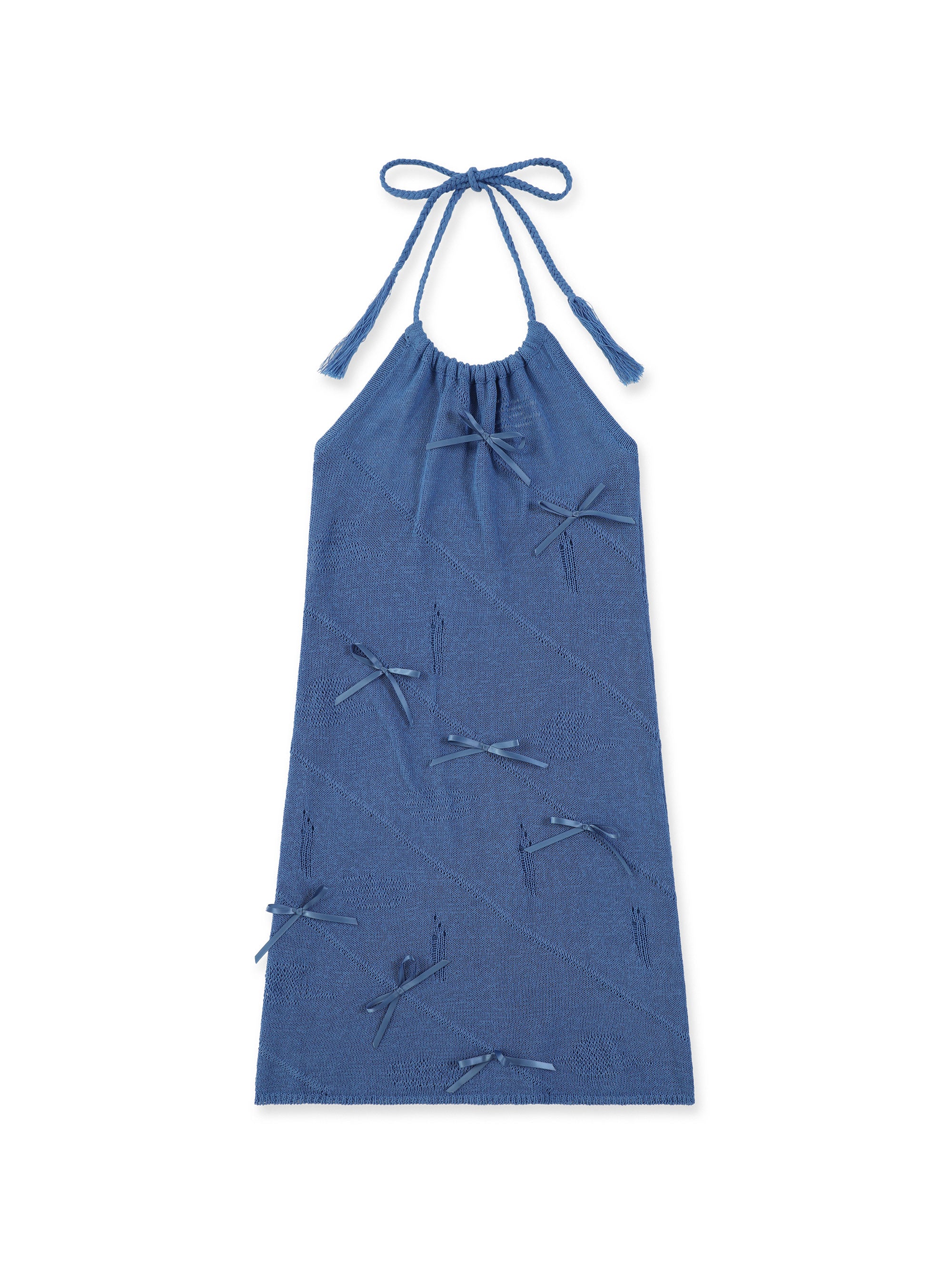 *Knitted halter neck dress
