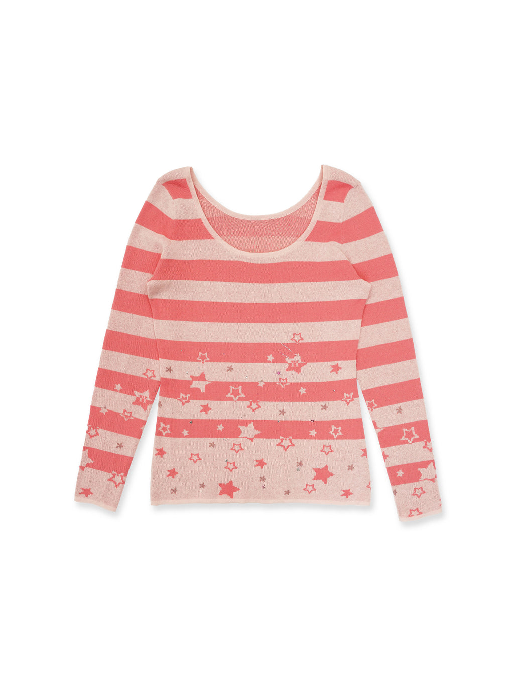 *Star striped knit sweater