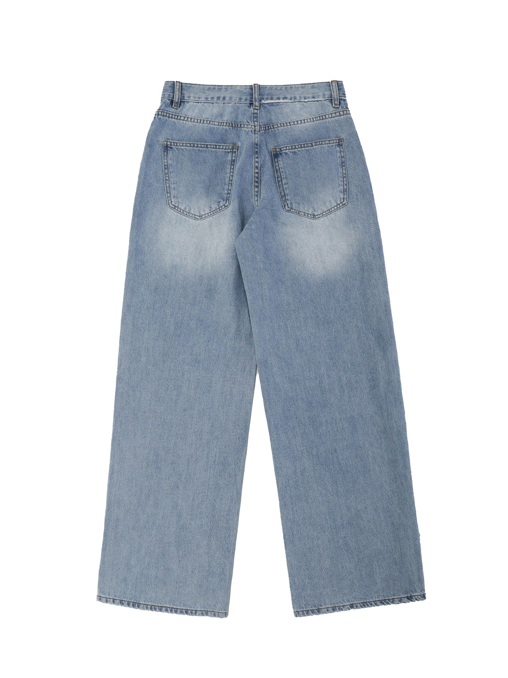 *Lace-trimmed rhinestone jeans