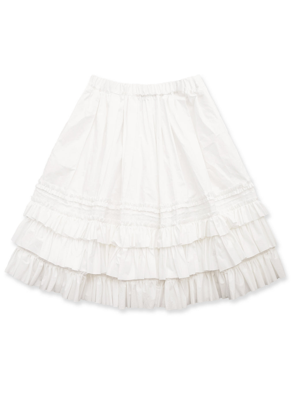 *Multi-layered lace cake skirt