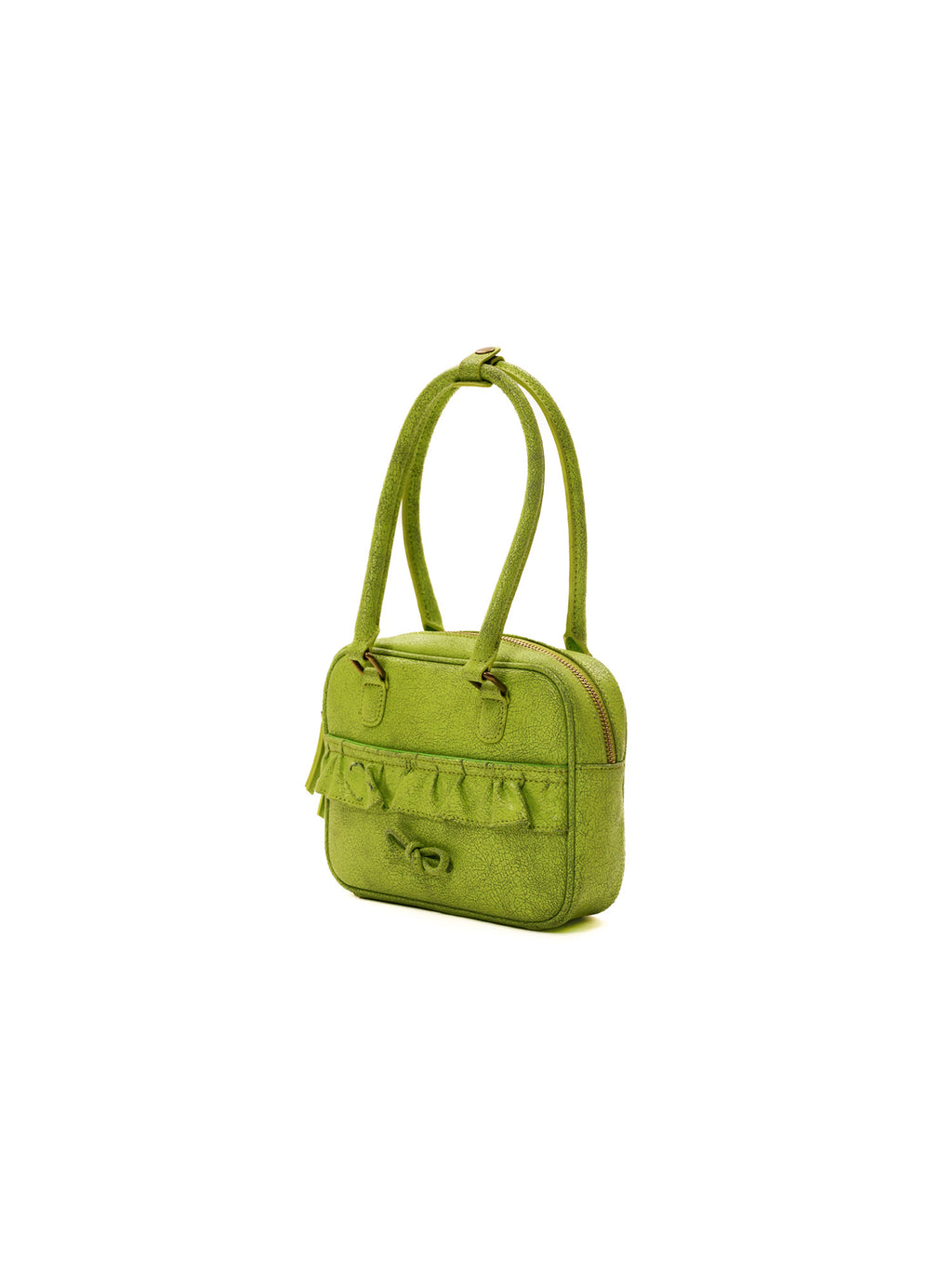 *Butt curtain lace bow armpit bag