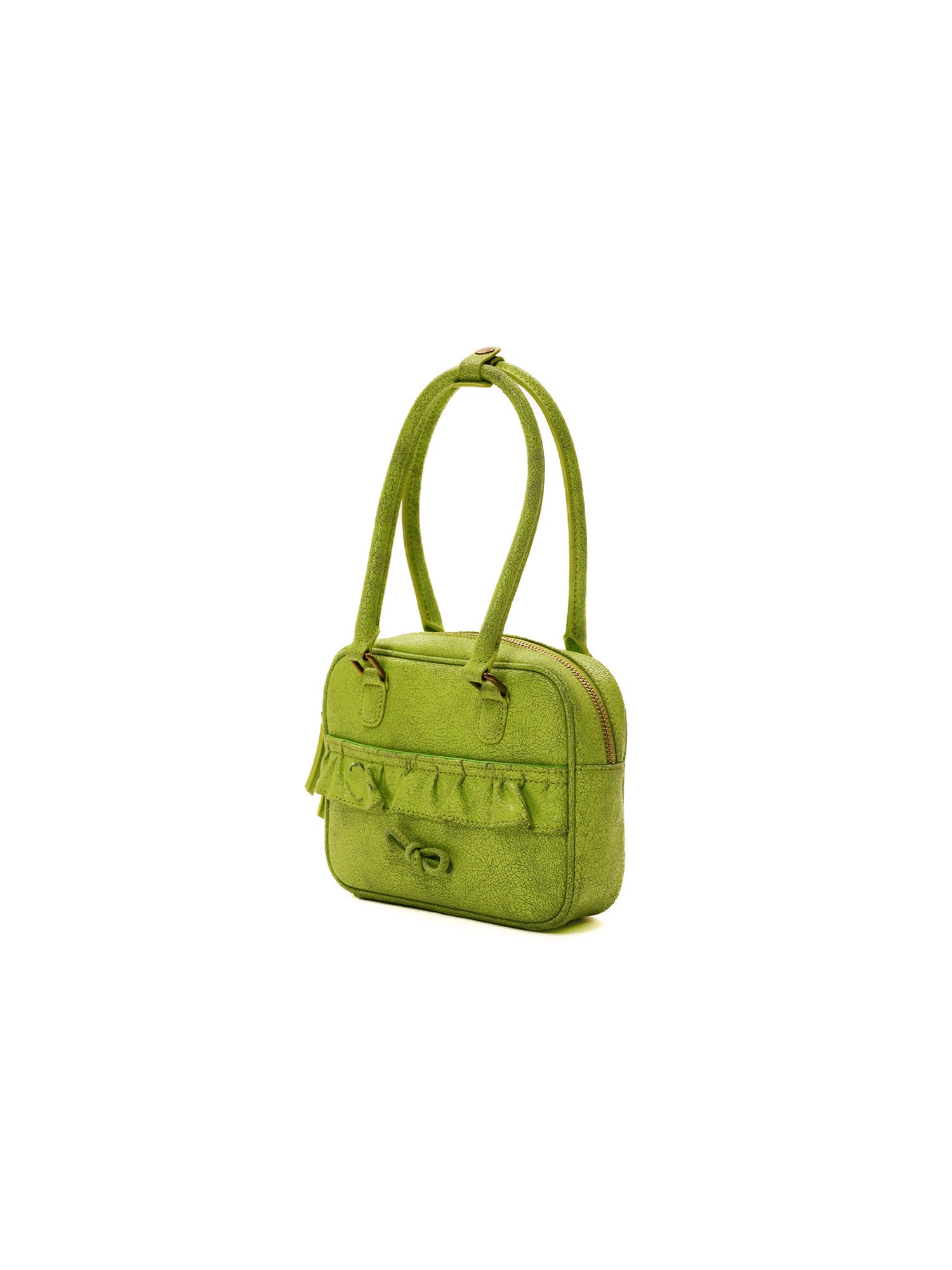 *Butt curtain lace bow armpit bag