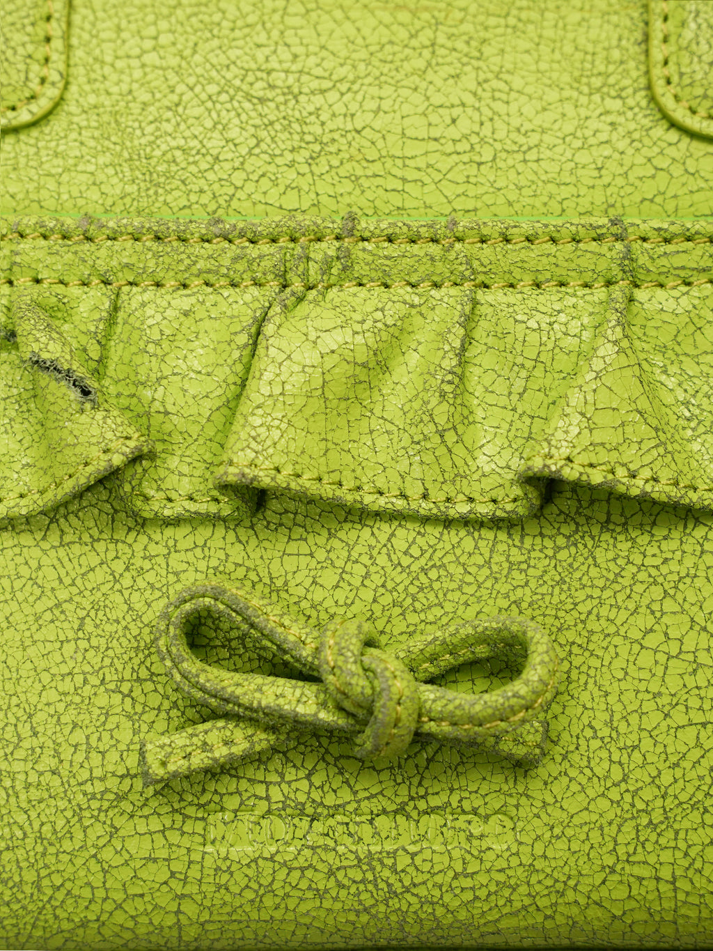 *Butt curtain lace bow armpit bag