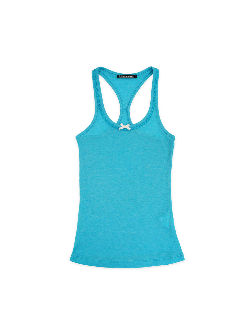*Bow-tie lace neckline vest