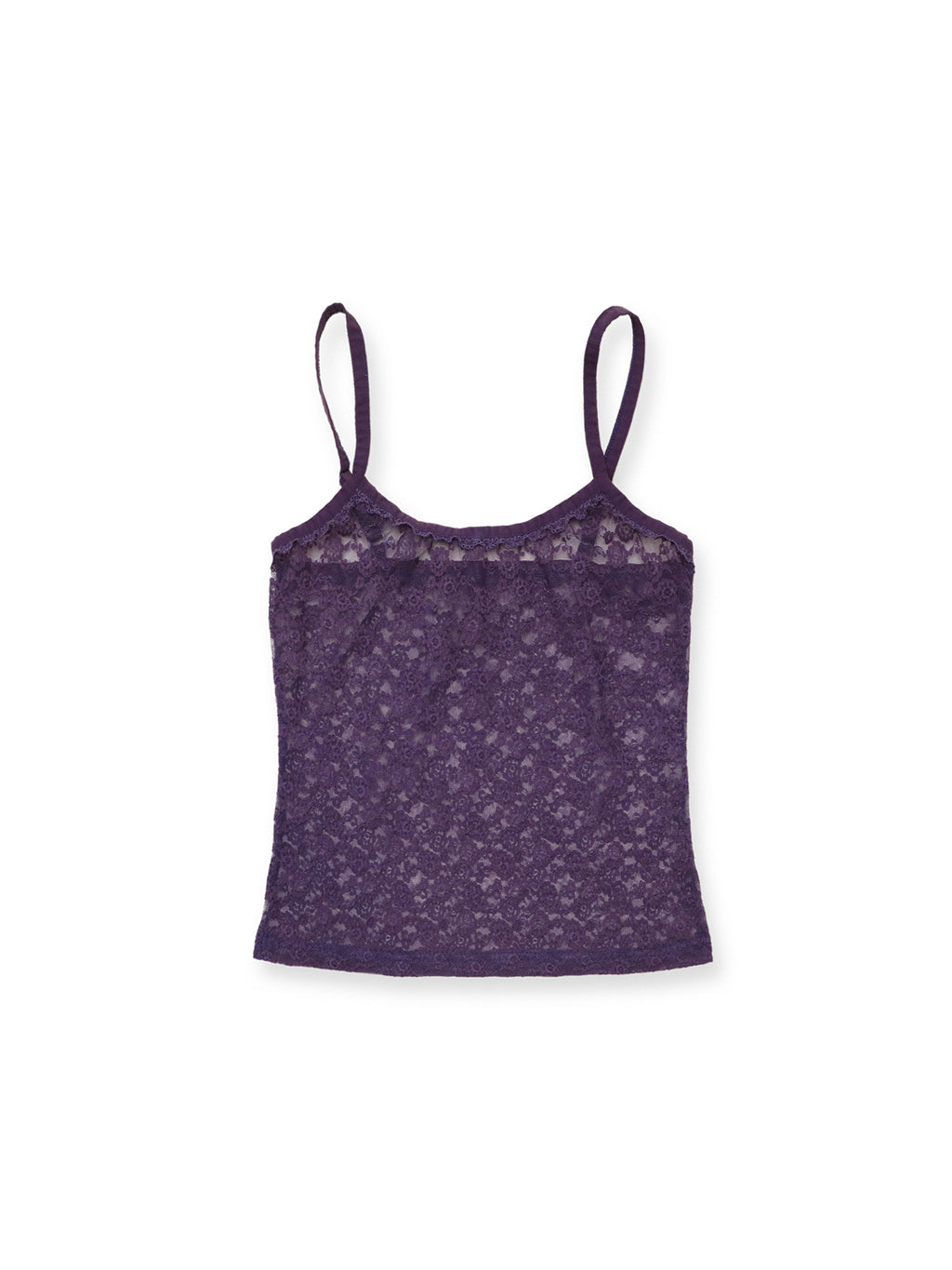*Lace-trimmed camisole