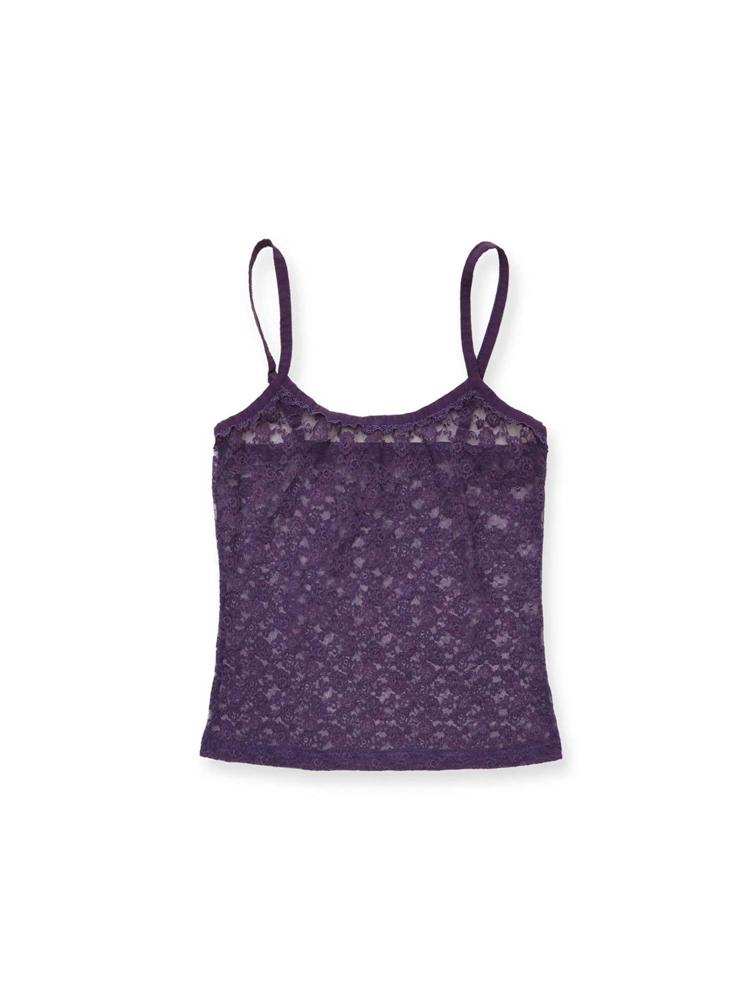 *Lace-trimmed camisole