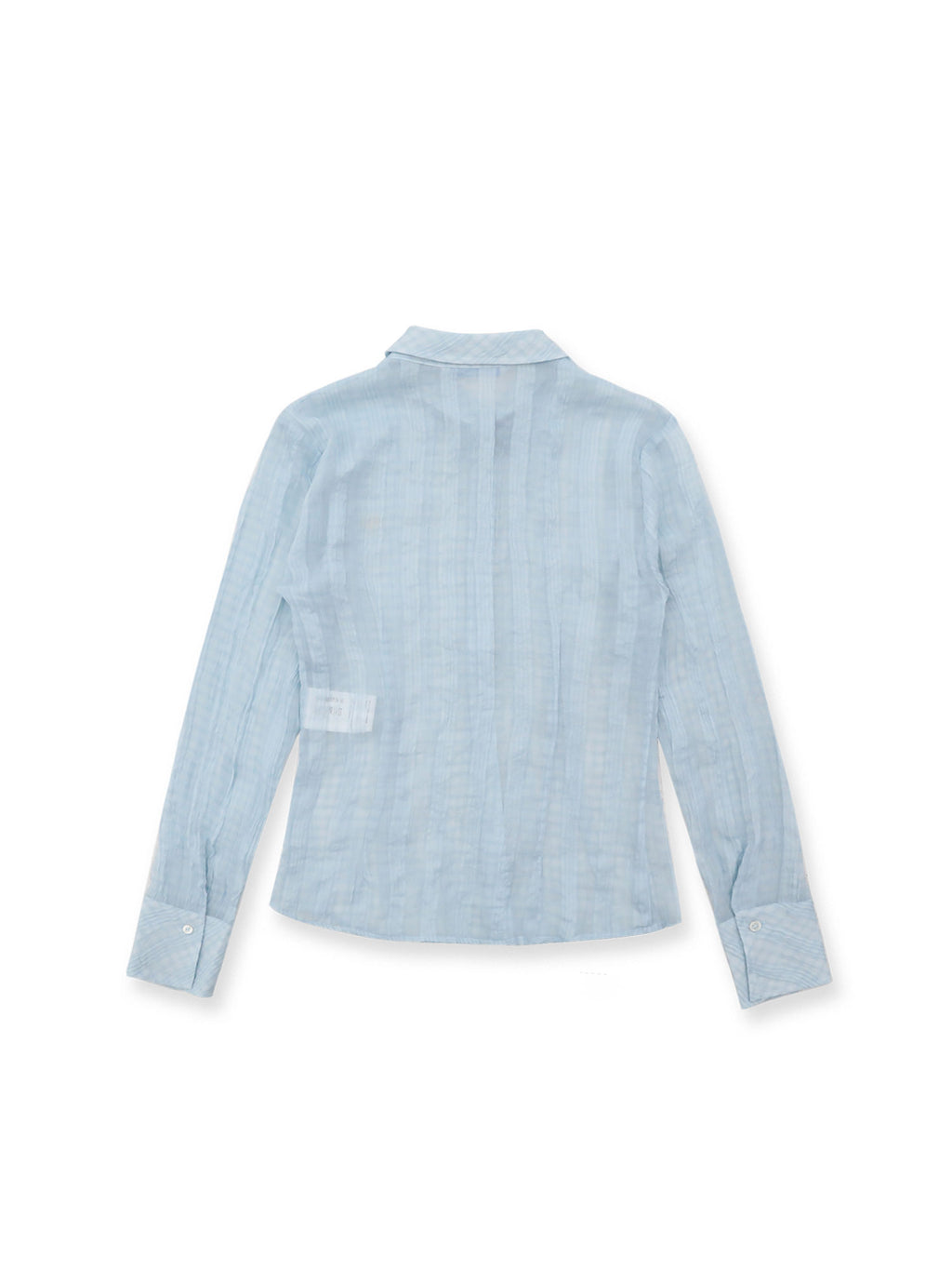 *Plaid long-sleeved shirt