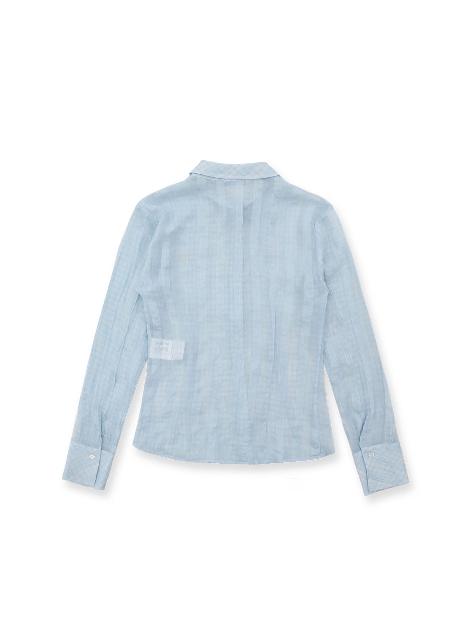 *Plaid long-sleeved shirt