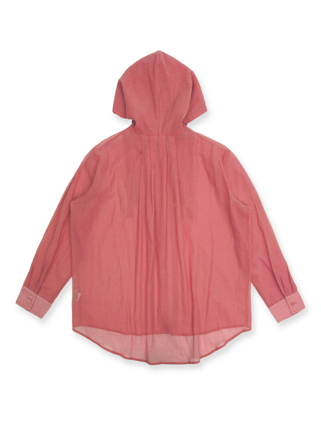 *Ruffled hooded shirt