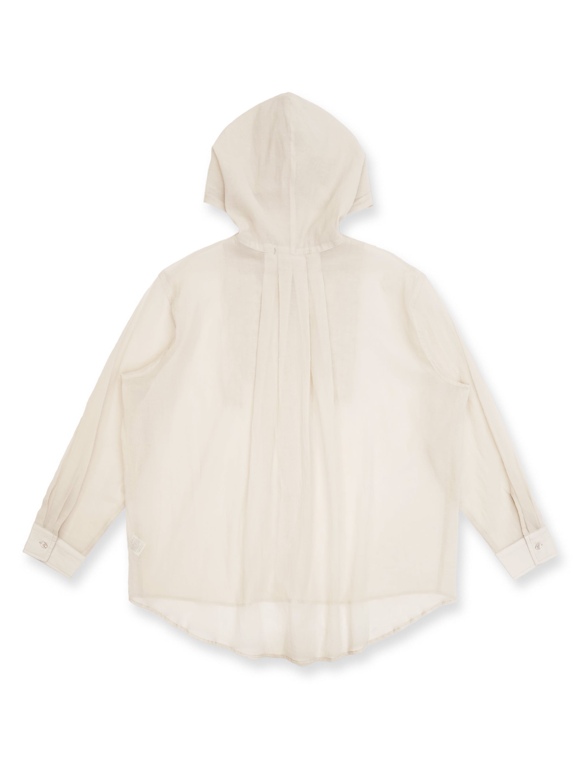 *Ruffled hooded shirt