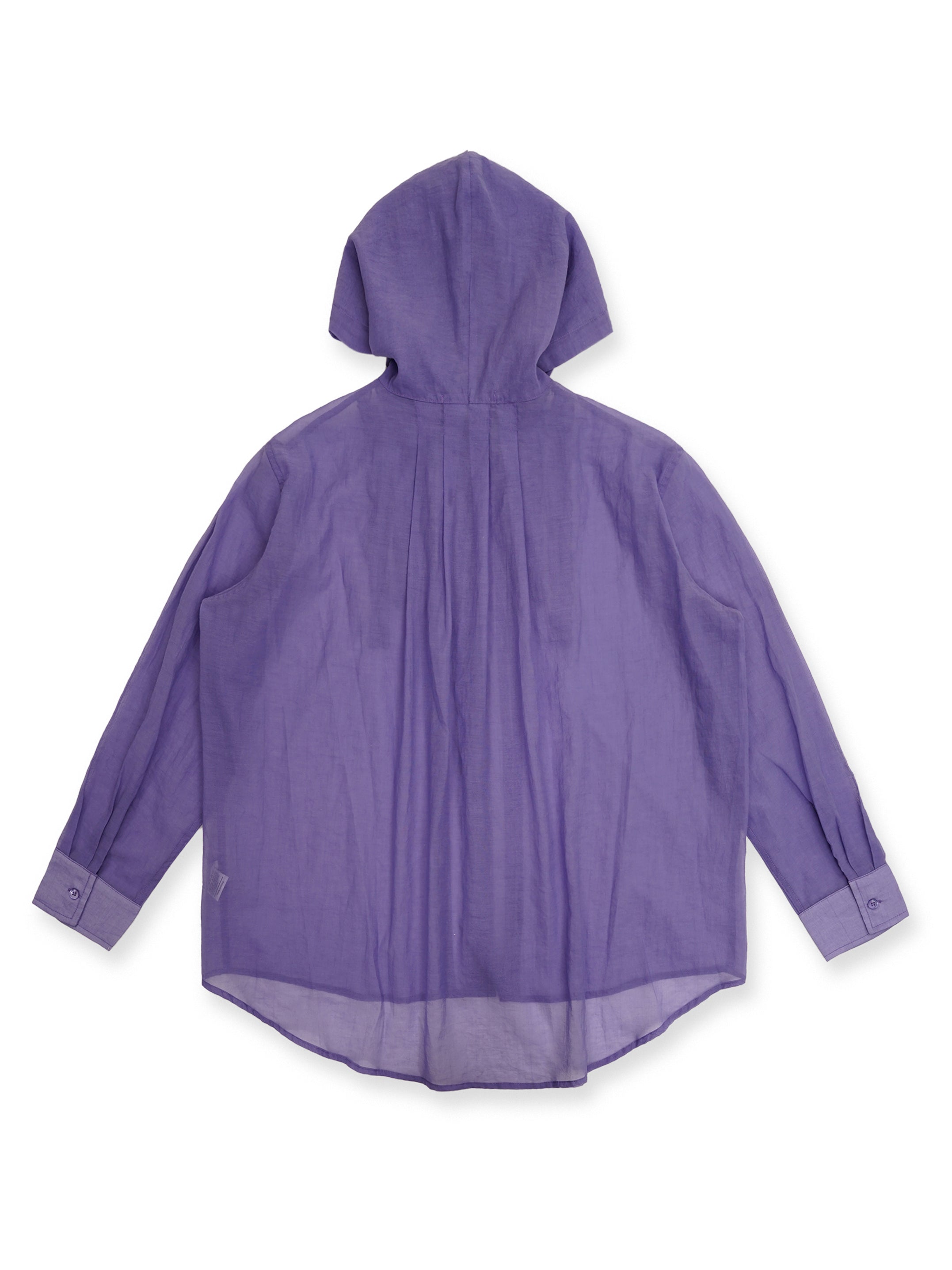 *Ruffled hooded shirt