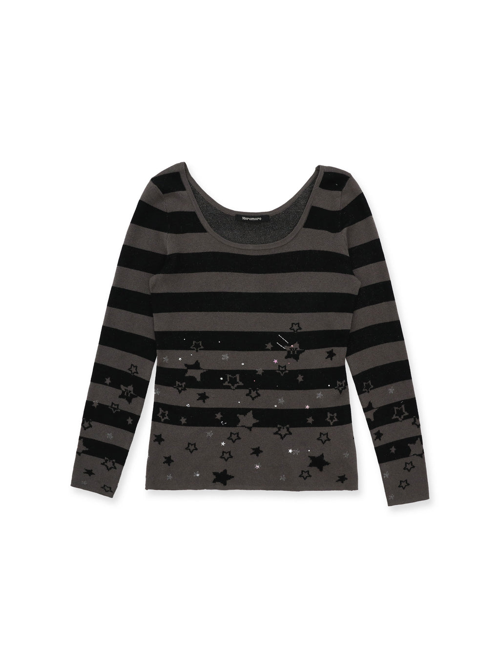 *Star striped knit sweater