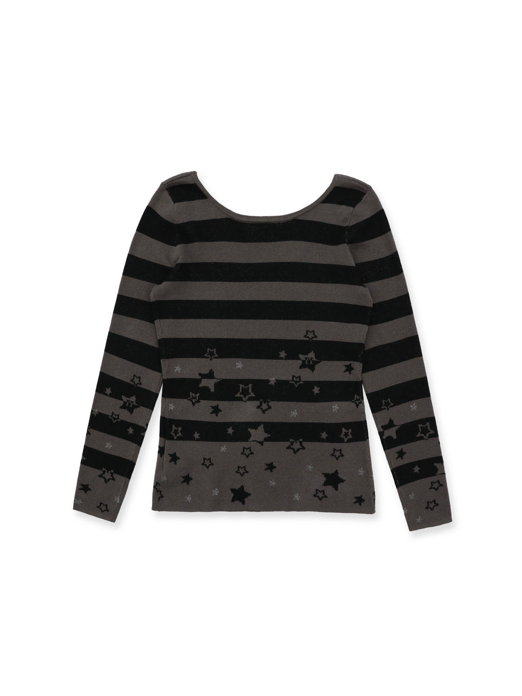 *Star striped knit sweater