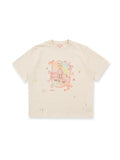 *With Lester illustration rhinestone T-shirt