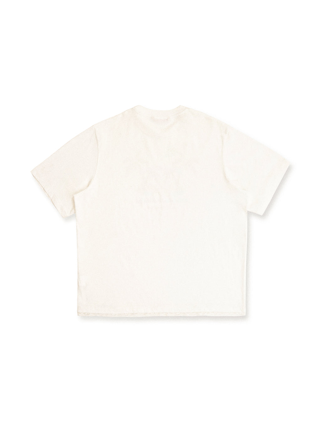 *Travel beach rabbit print rhinestone lace short T-shirt
