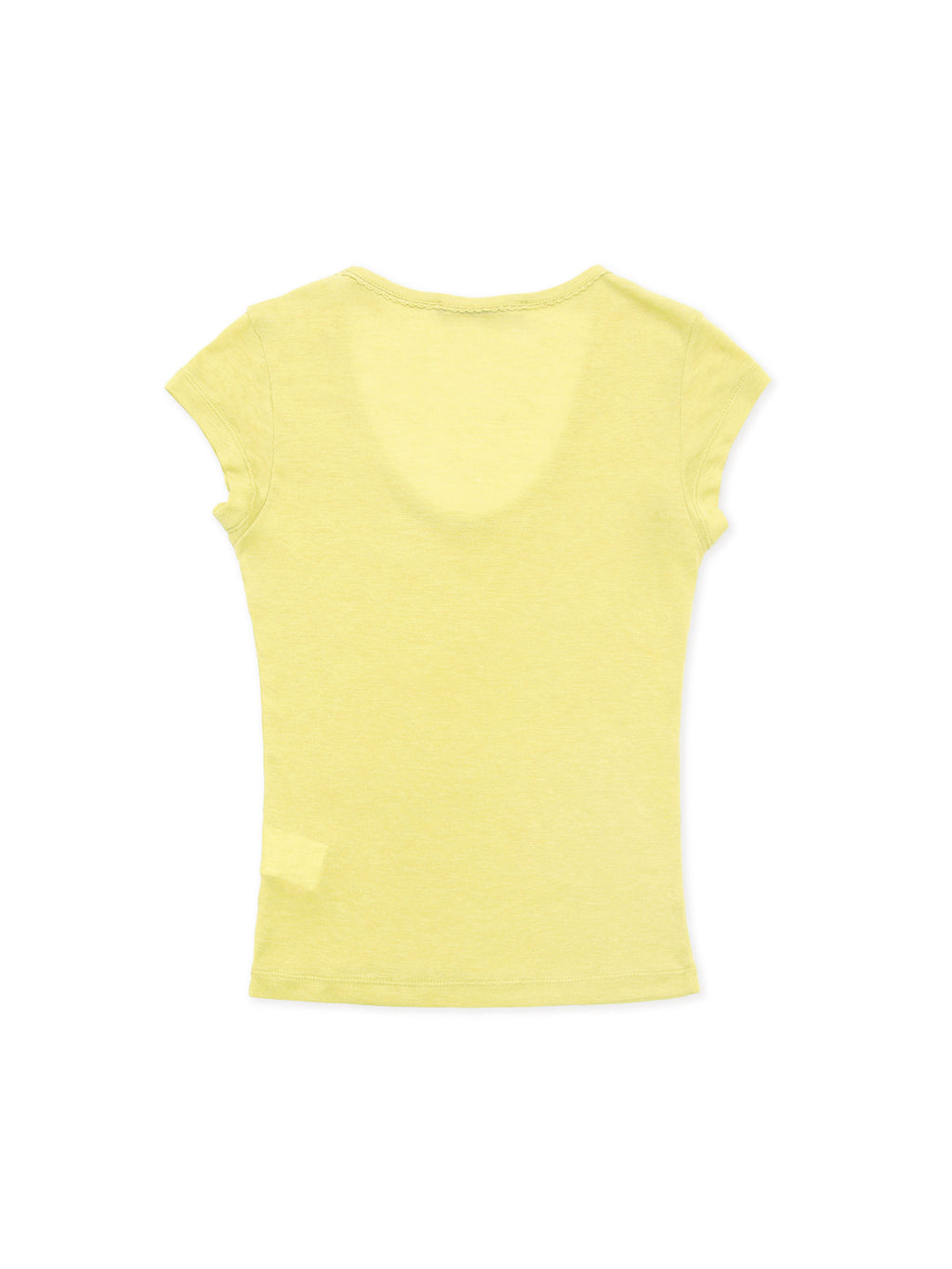 *Tencel lace T-shirt