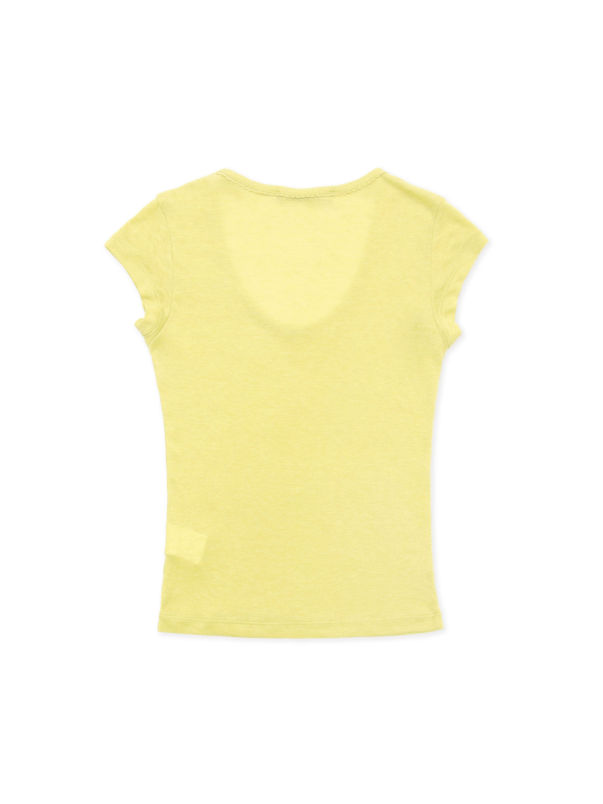 *Tencel lace T-shirt