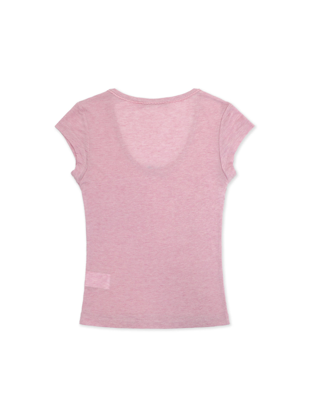 *Tencel lace T-shirt