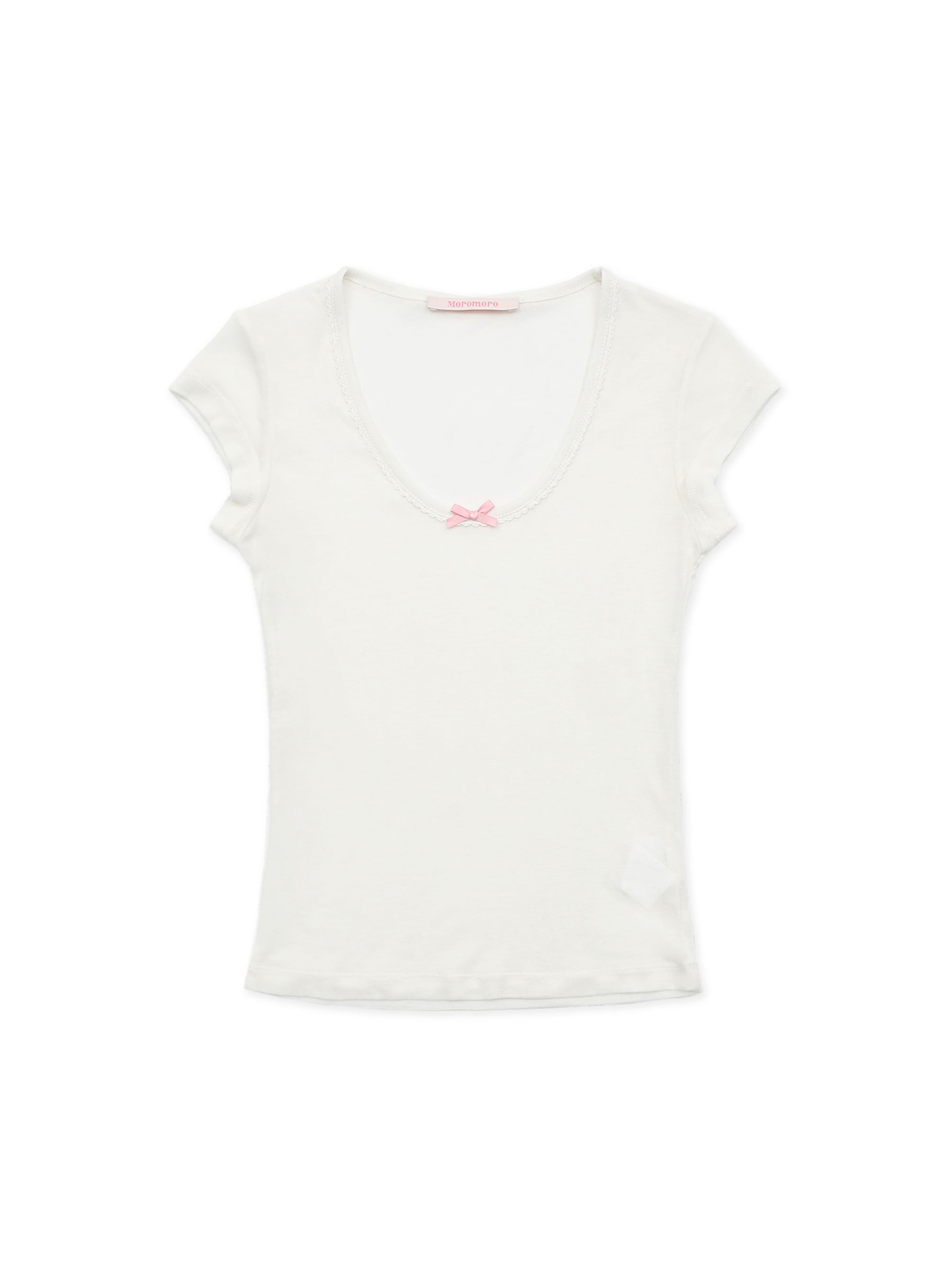 *Tencel lace T-shirt