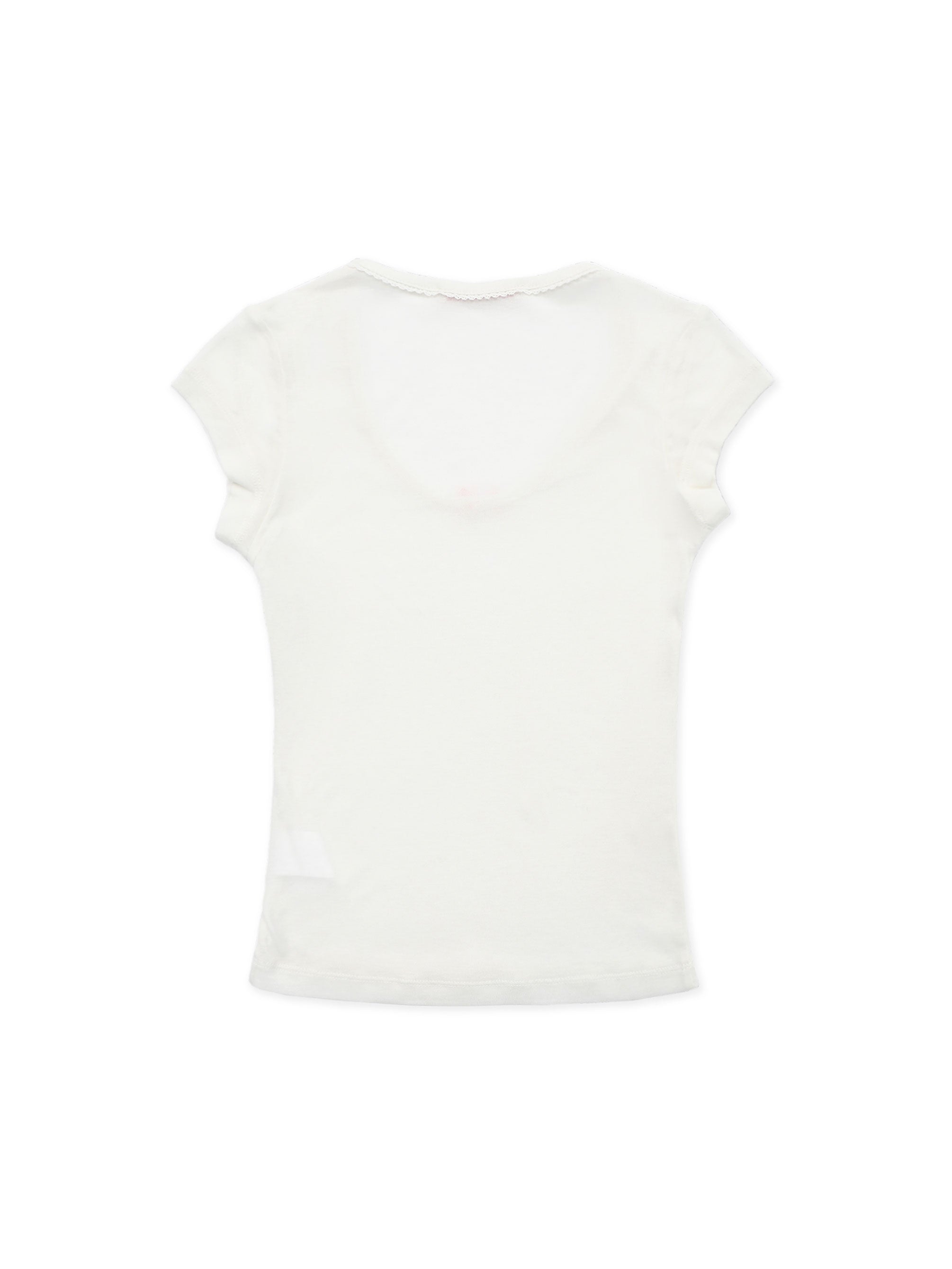 *Tencel lace T-shirt