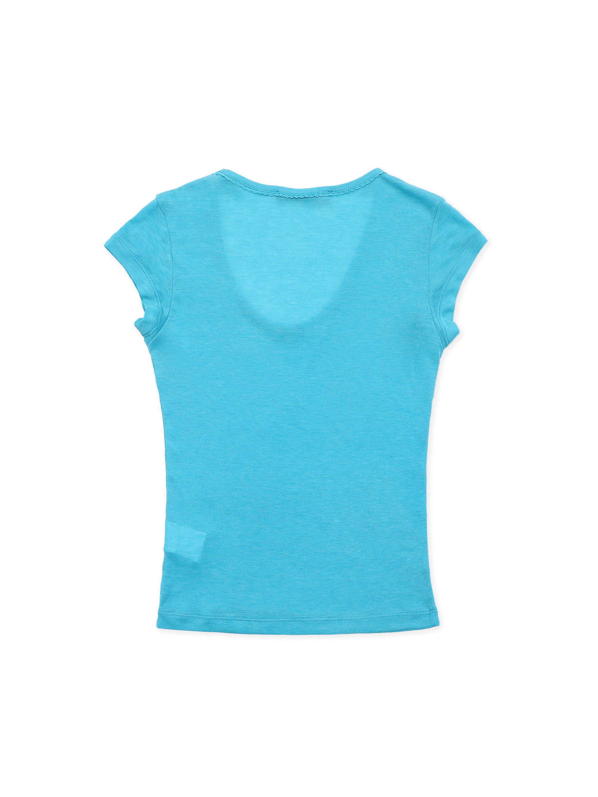 *Tencel lace T-shirt