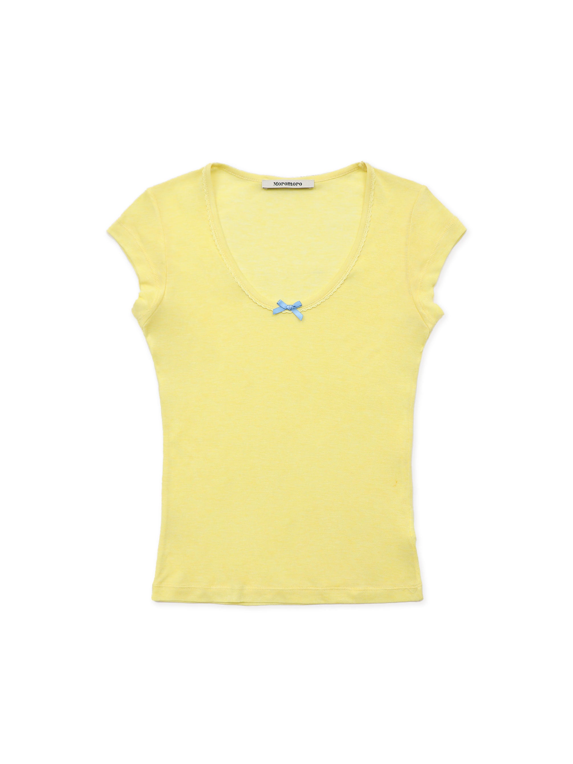 *Tencel lace T-shirt
