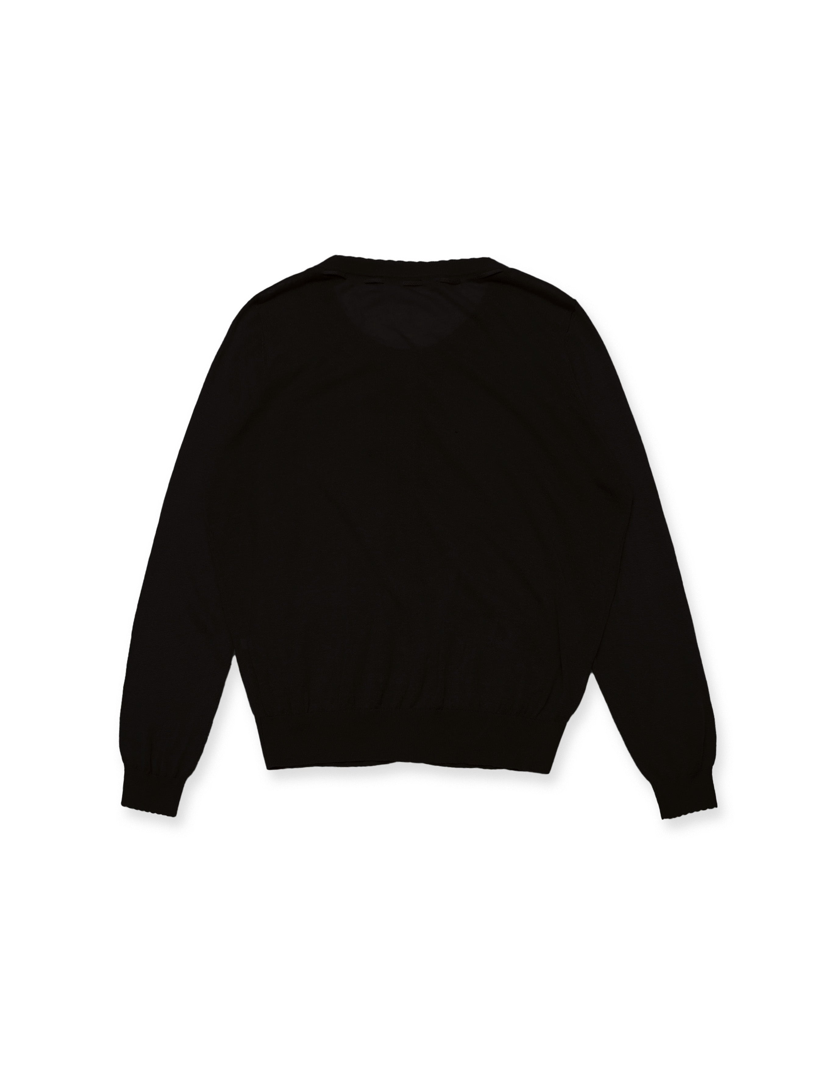 *Bow-tie jacquard cardigan