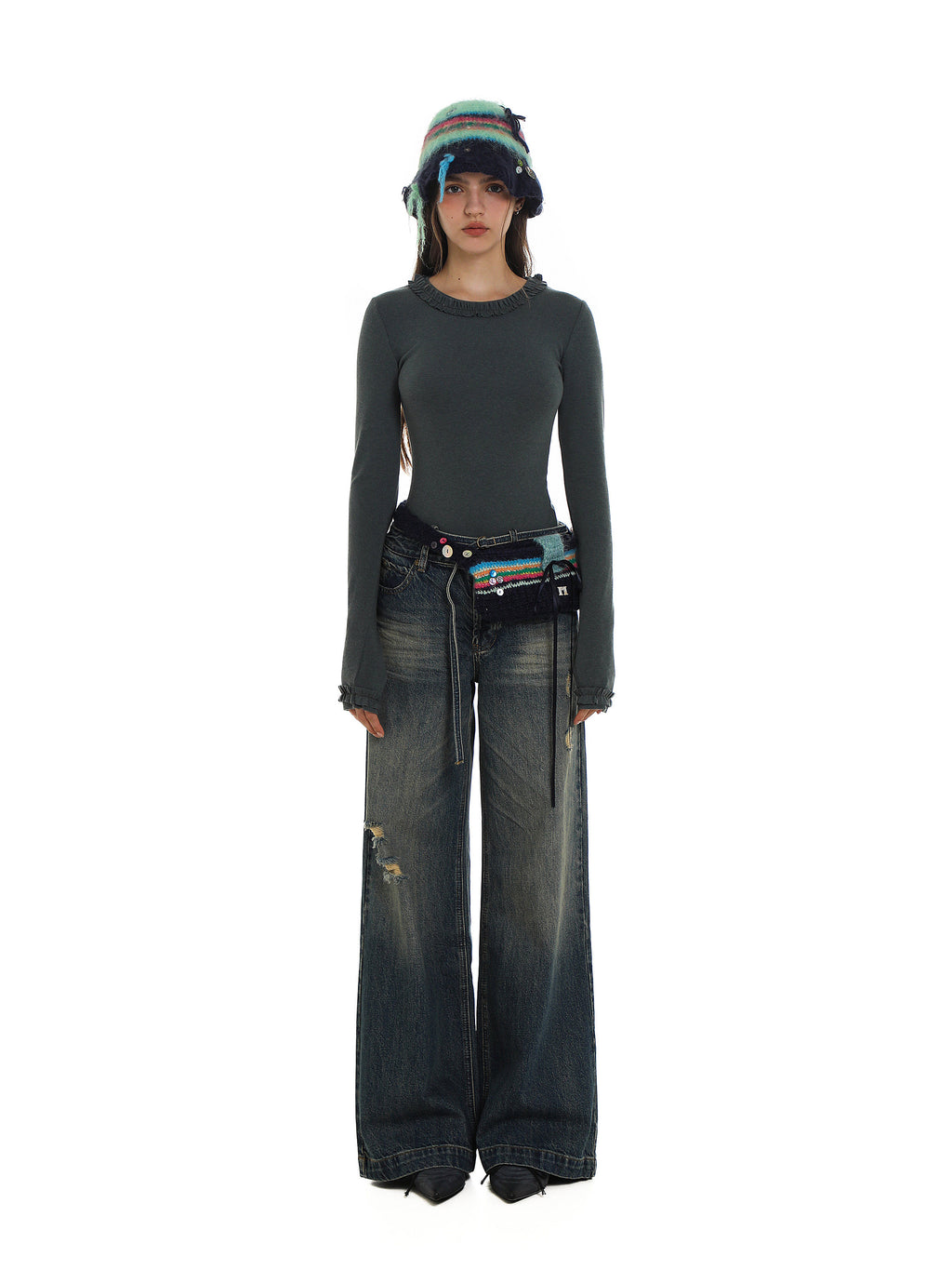 *Hand hook underarm handbag