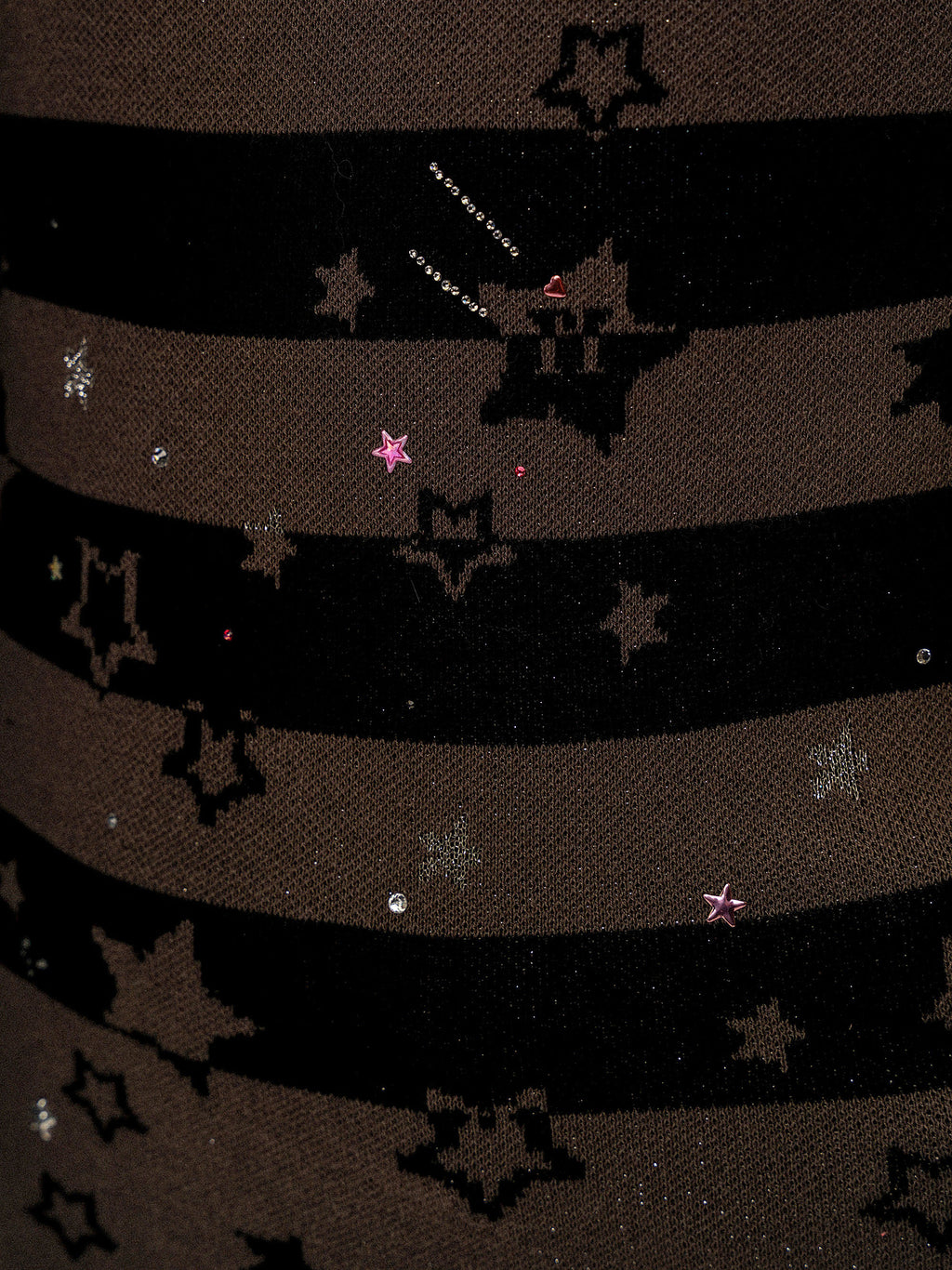 *Star striped knit sweater