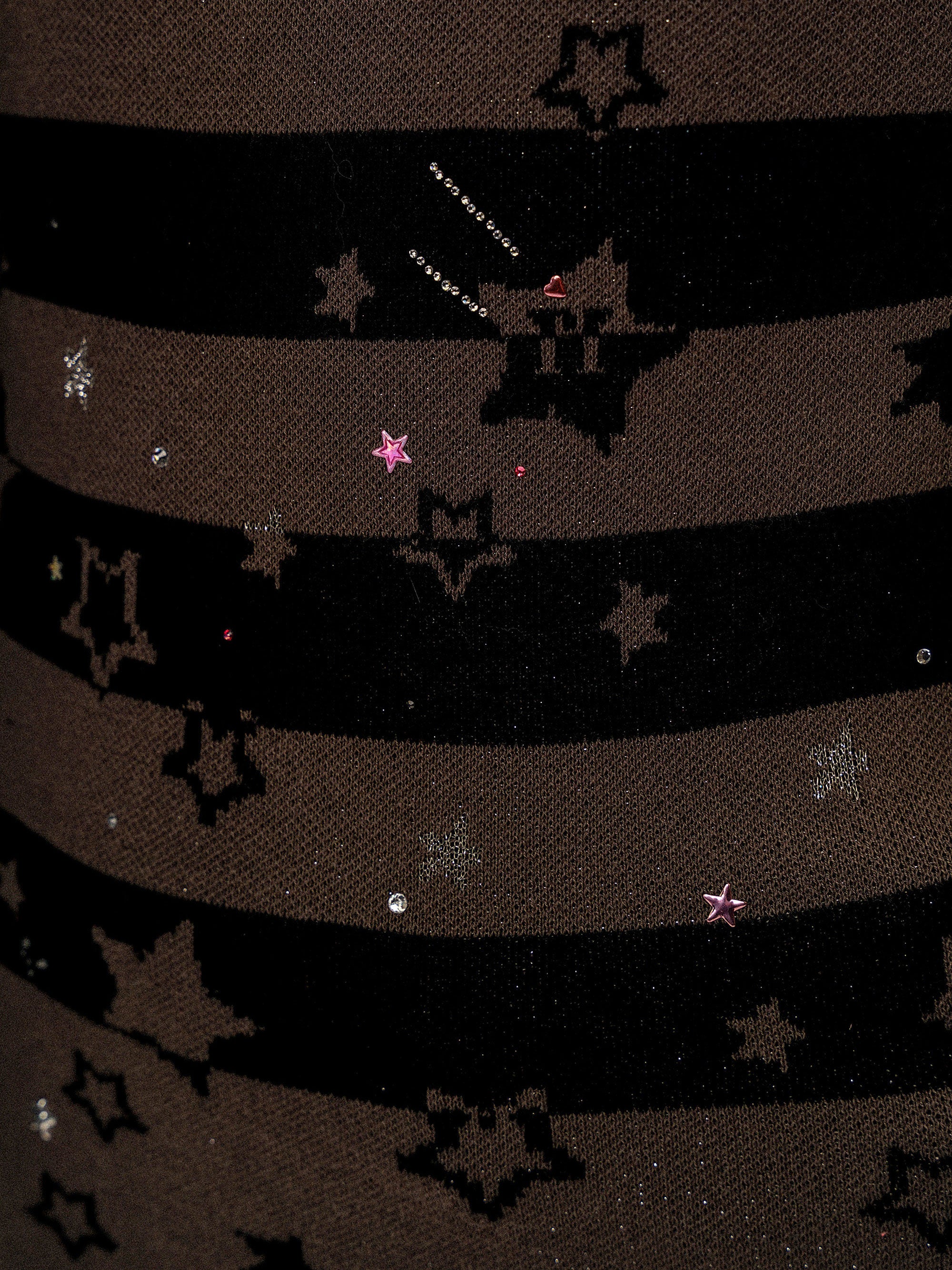 *Star striped knit sweater