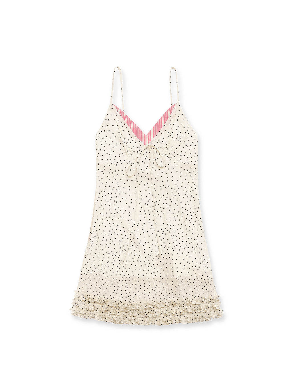 *Polka dot lace dress